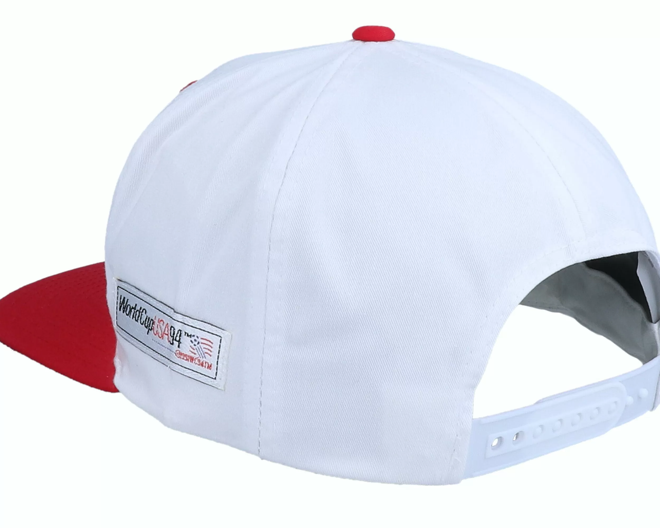 Twins Enterprise 1994 World Cup Logo Mascot White/Red Vintage Snapback - -Unisex Snapback
