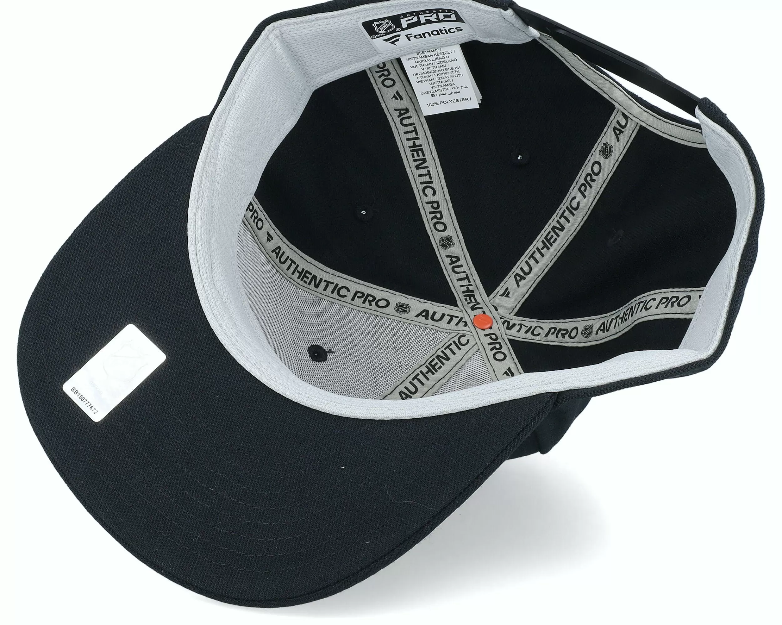 Fanatics Anaheim Ducks Authentic Pro Prime Beanie Athletic Black Snapback - -Unisex Snapback