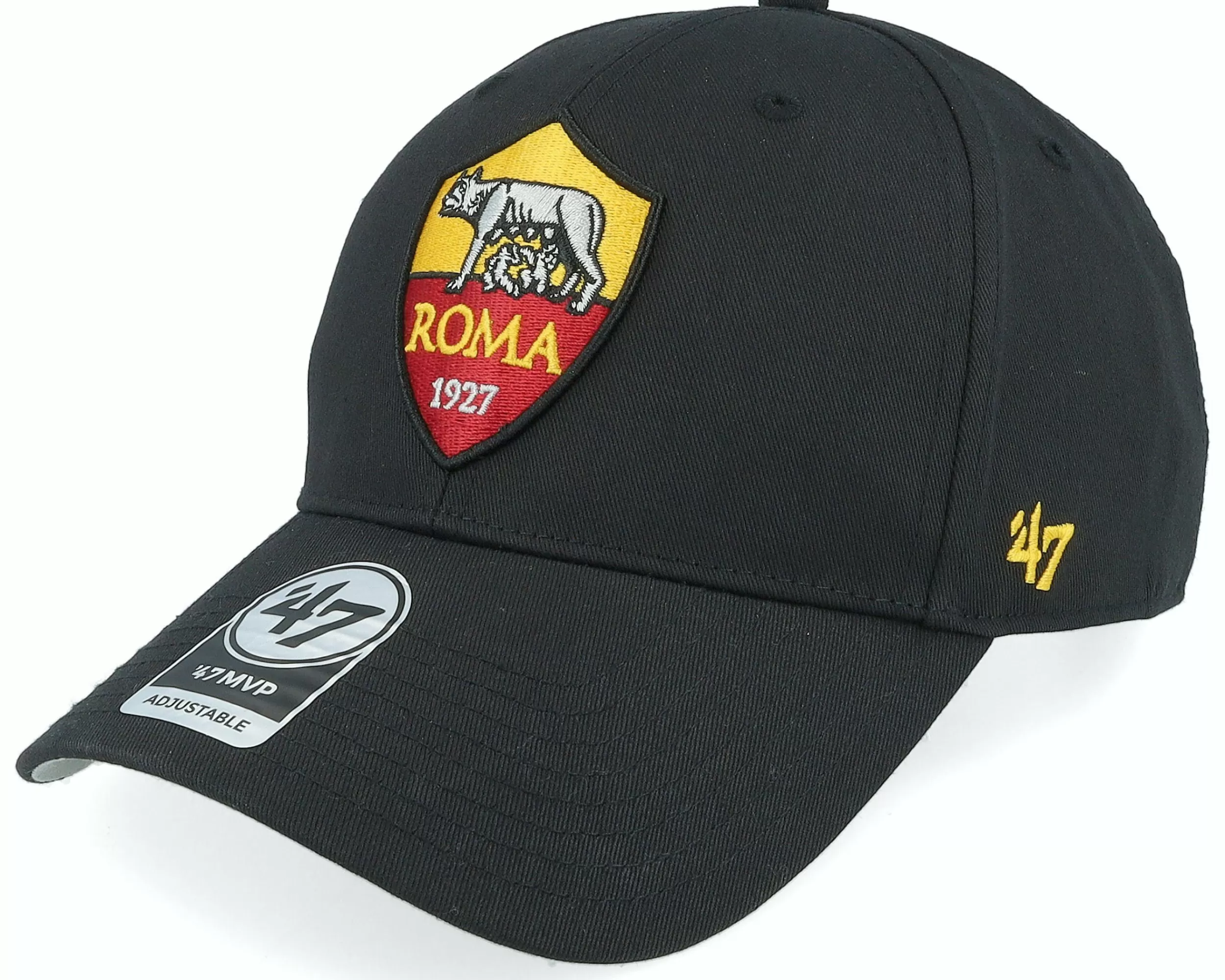 47 Brand As Roma Raised Basic Mvp Black Adjustable - -Unisex Adjustable