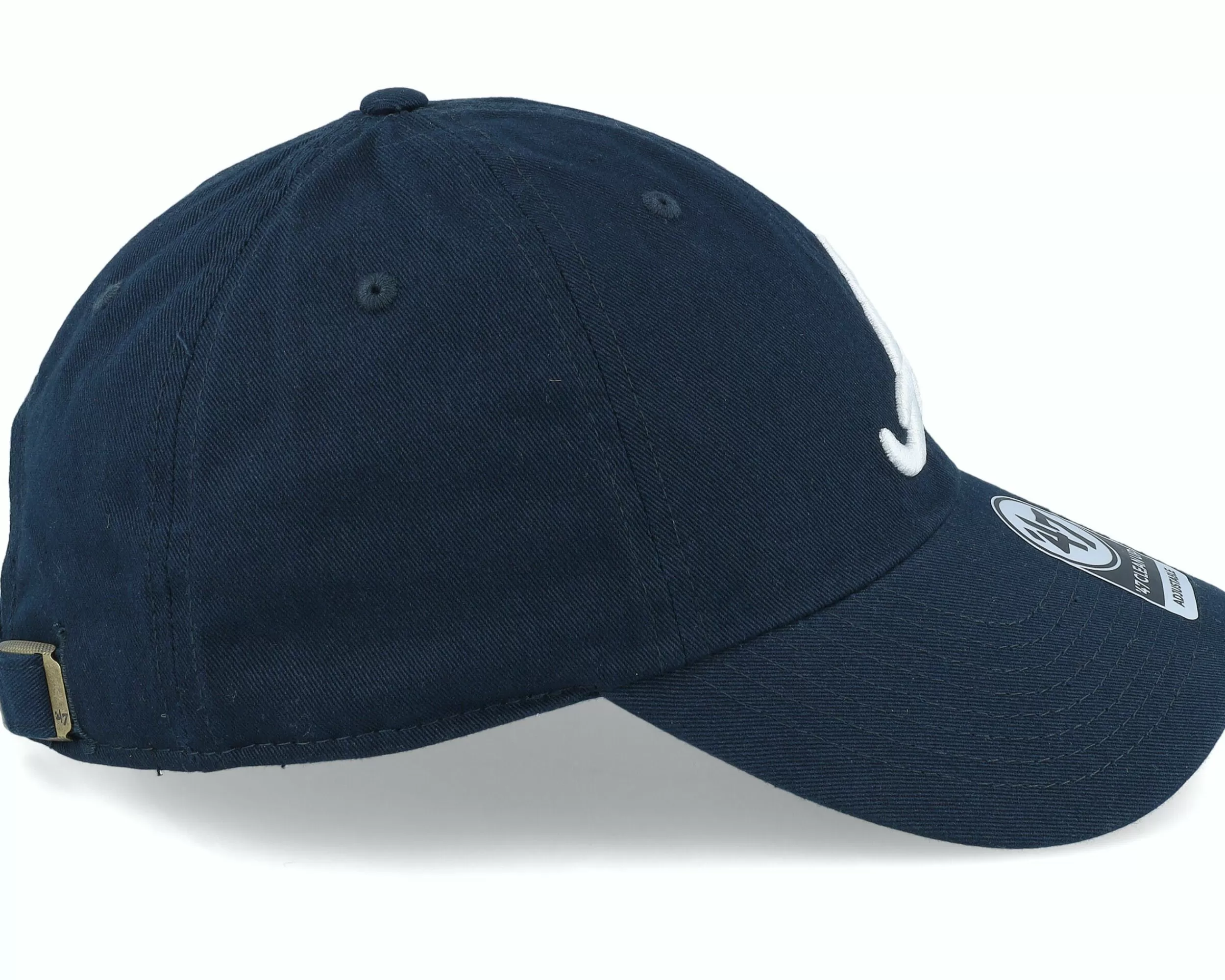 47 Brand Atlanta Braves Clean Up Navy Dad Cap - -Unisex Dad Cap