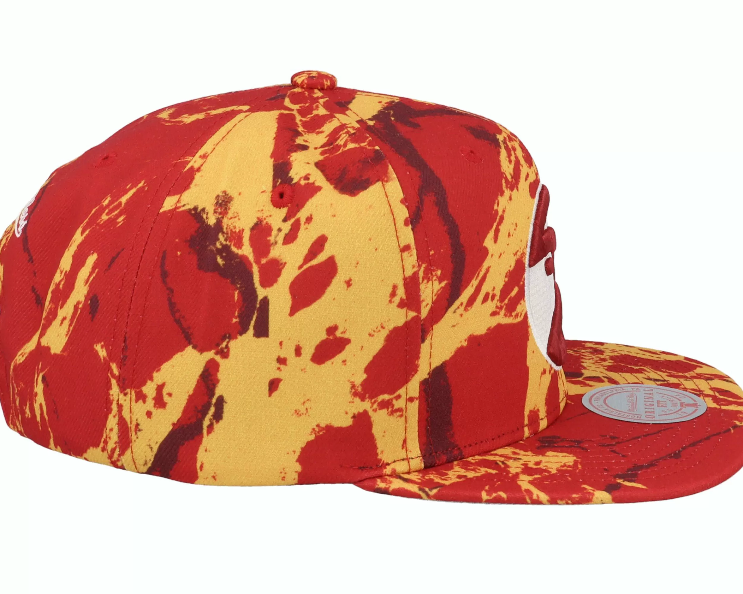 Mitchell & Ness Atlanta Hawks Down For All Red Snapback - -Unisex Snapback