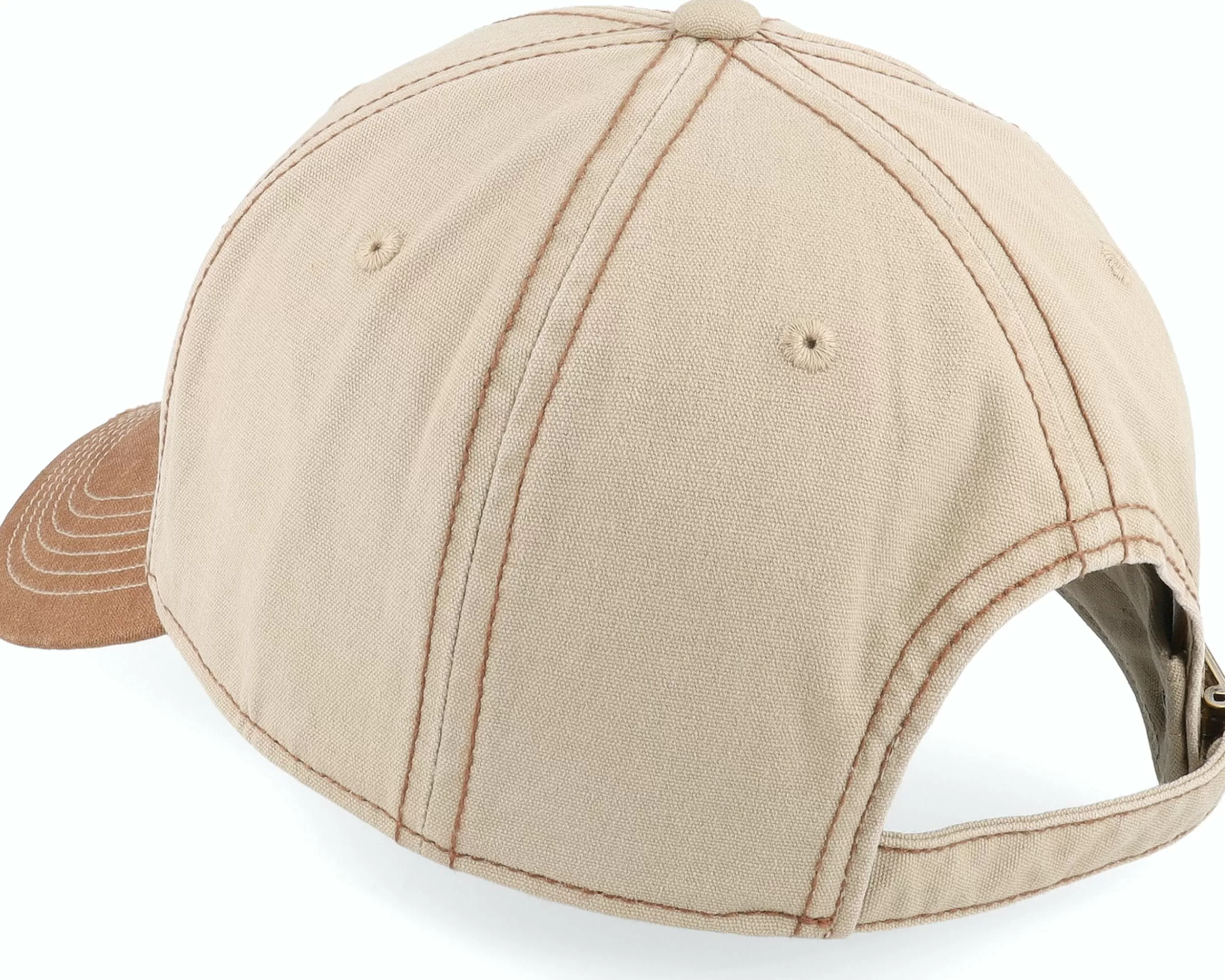 Stetson Baseball Leather Patch Vintage Beige Adjustable - -Unisex Adjustable