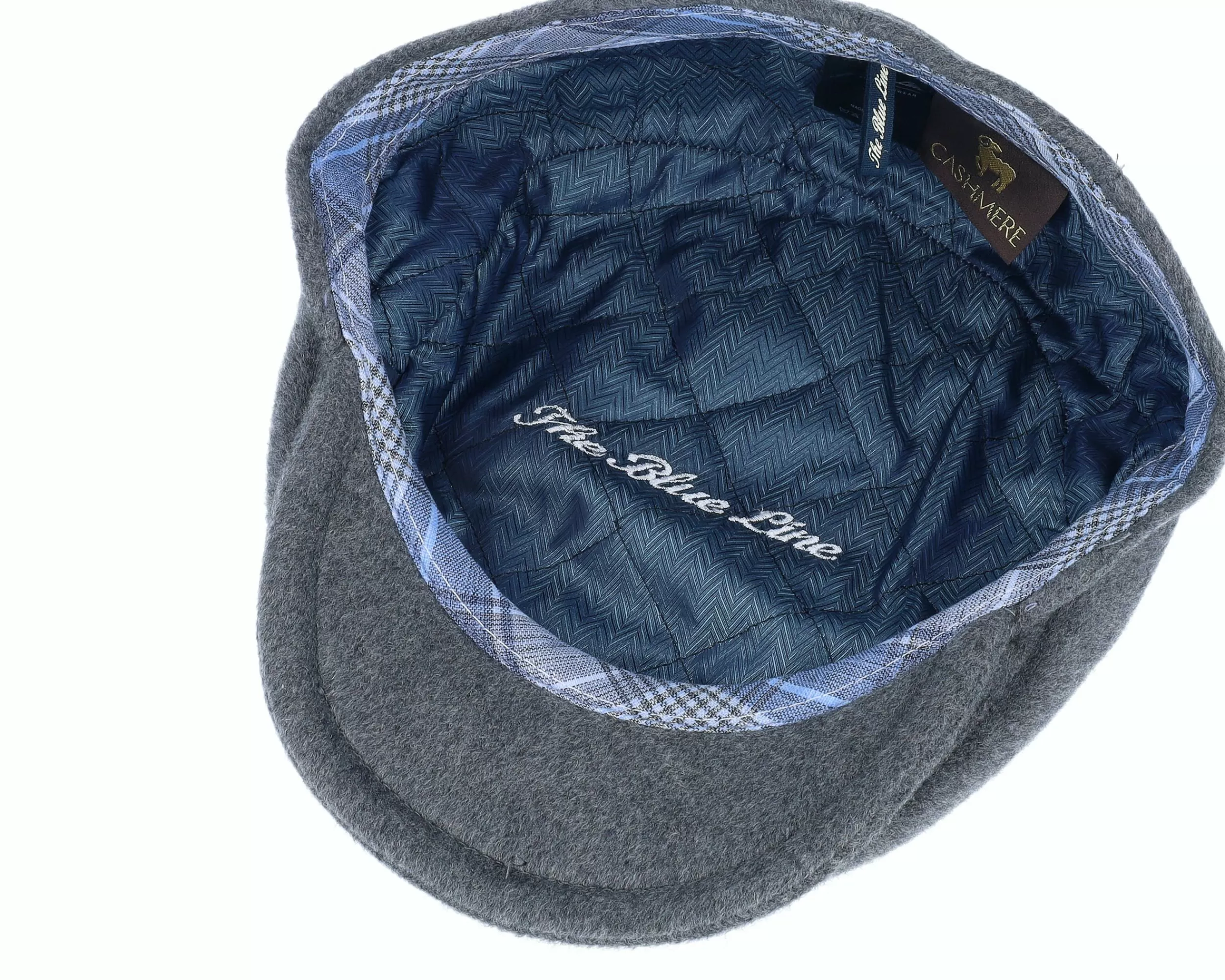 MJM Hats Blue Line Iiam 32 Cashmere Grey Flat Cap - -Unisex Flat Caps