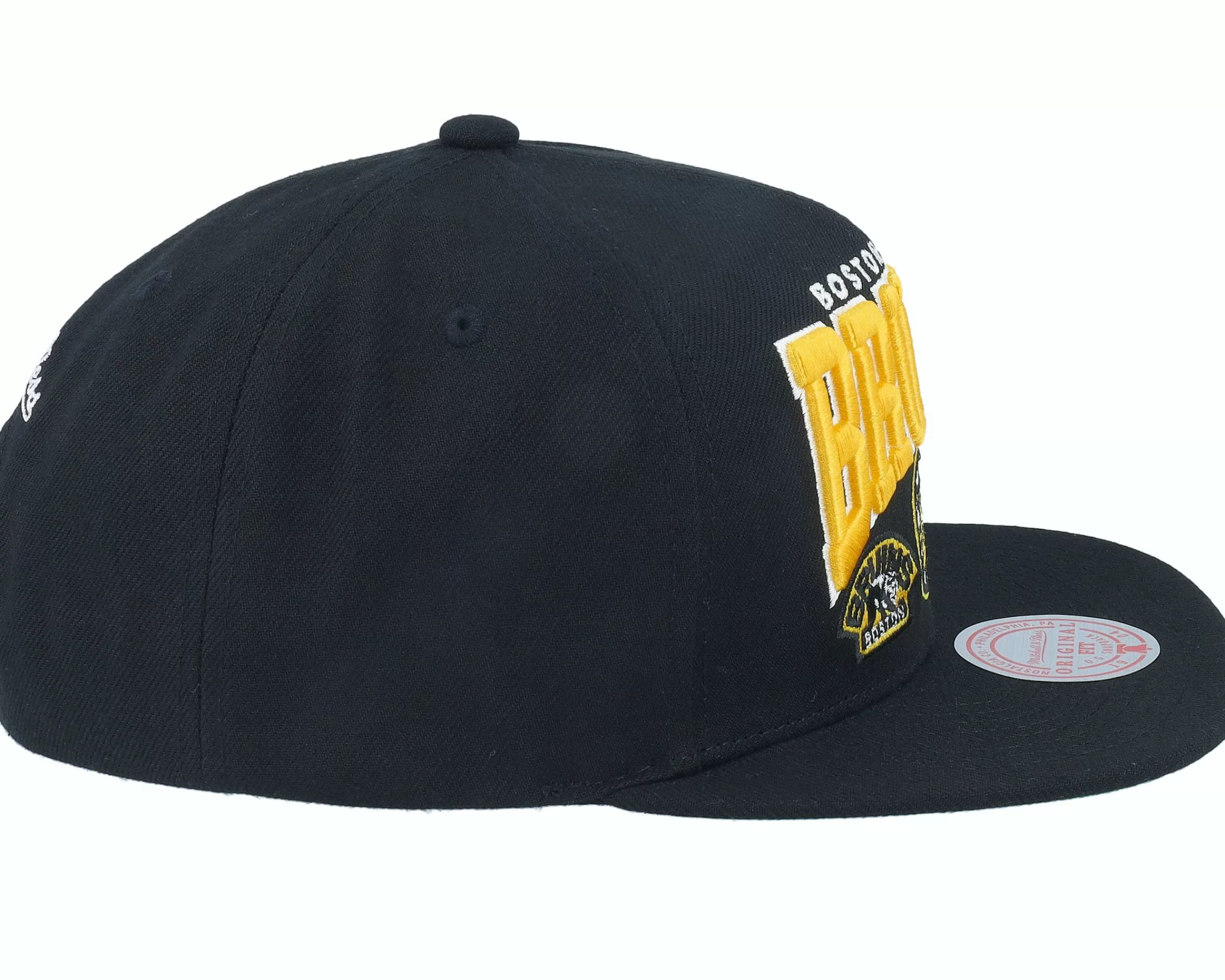 Mitchell & Ness Boston Bruins Champ Stack Vintage Black Snapback - -Unisex Snapback