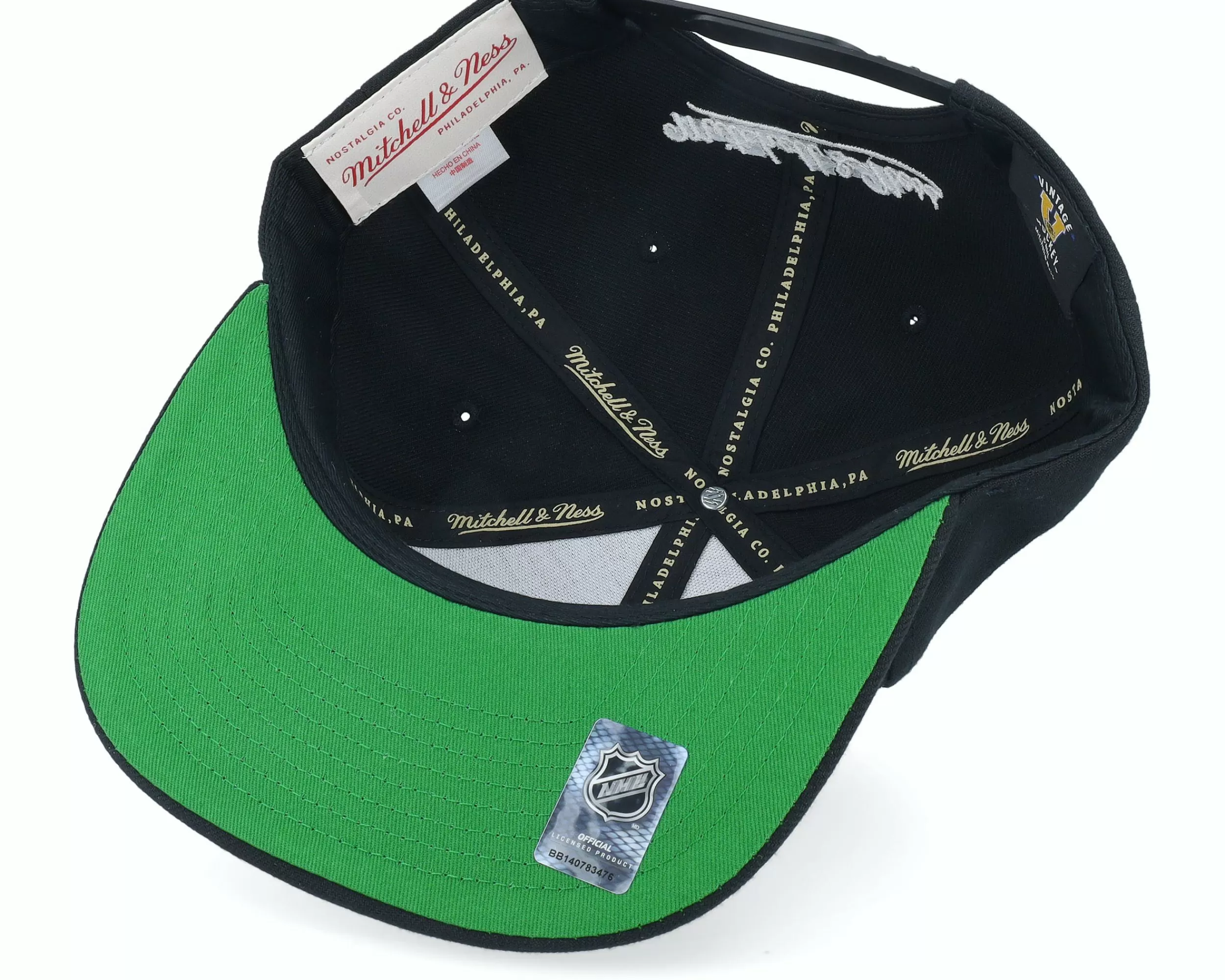 Mitchell & Ness Boston Bruins Champ Stack Vintage Black Snapback - -Unisex Snapback