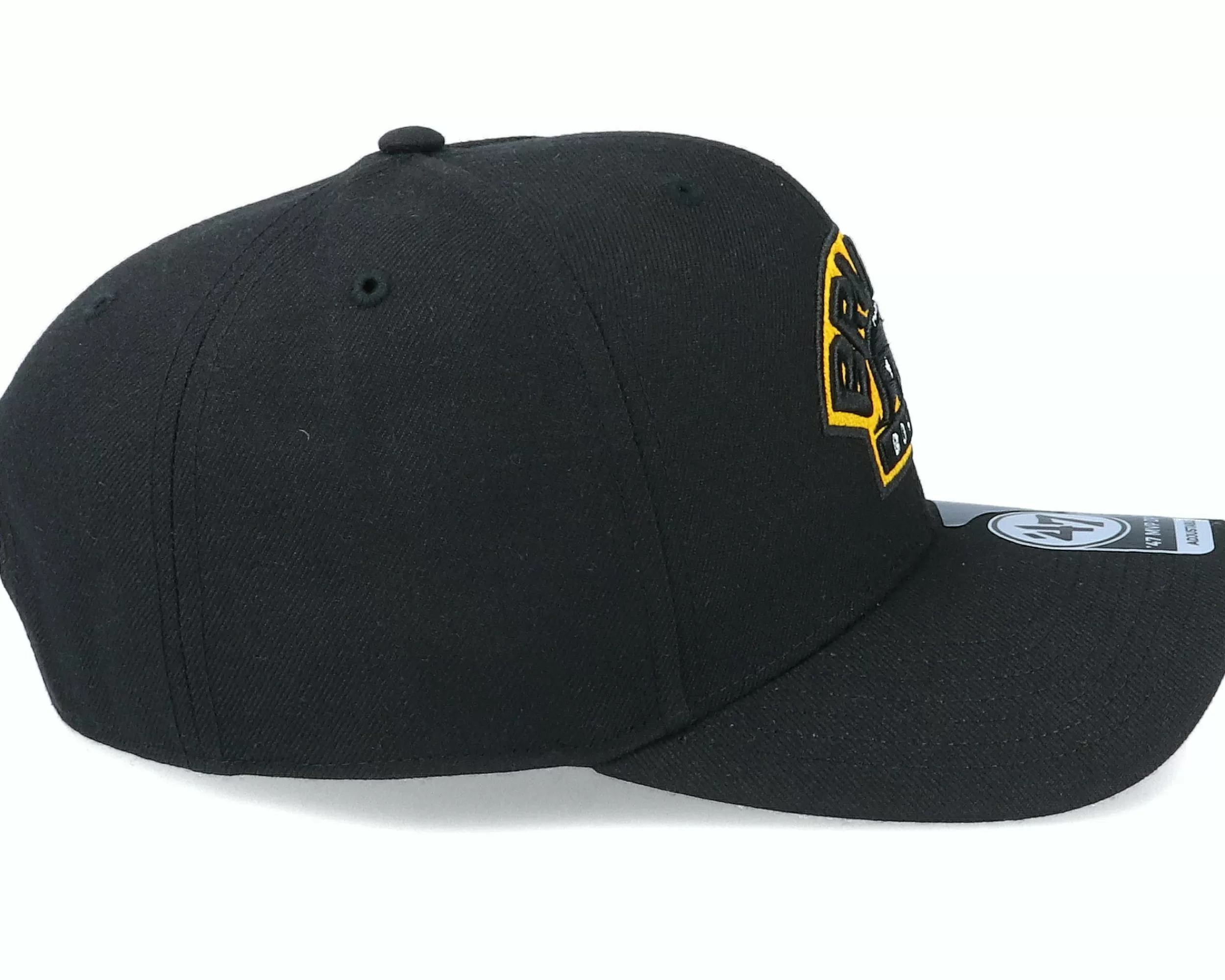 47 Brand Boston Bruins Cold Zone Mvp Dp Logo Black/Yellow Adjustable - -Unisex Adjustable