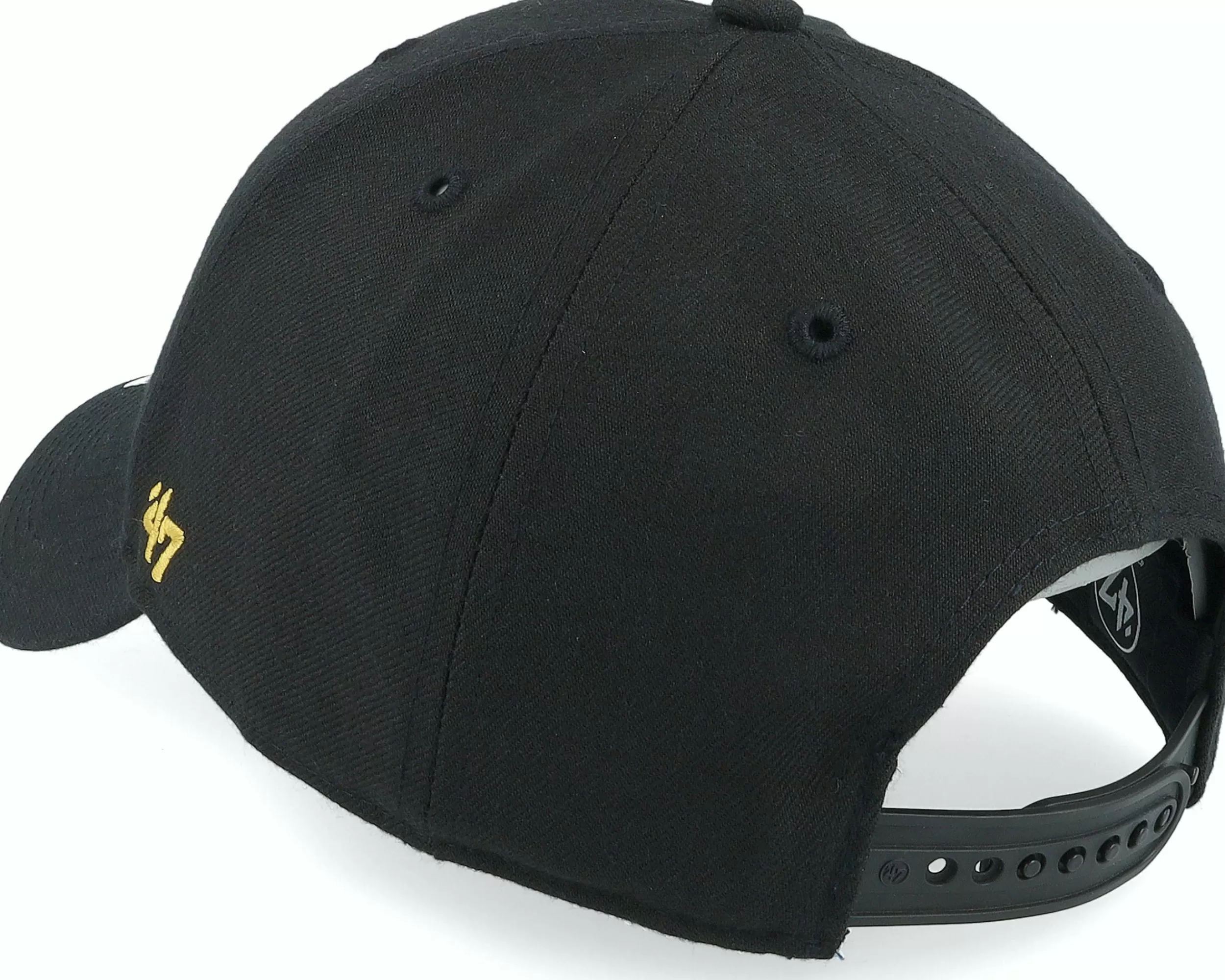 47 Brand Boston Bruins Metallic Mvp Black Adjustable - -Unisex Adjustable