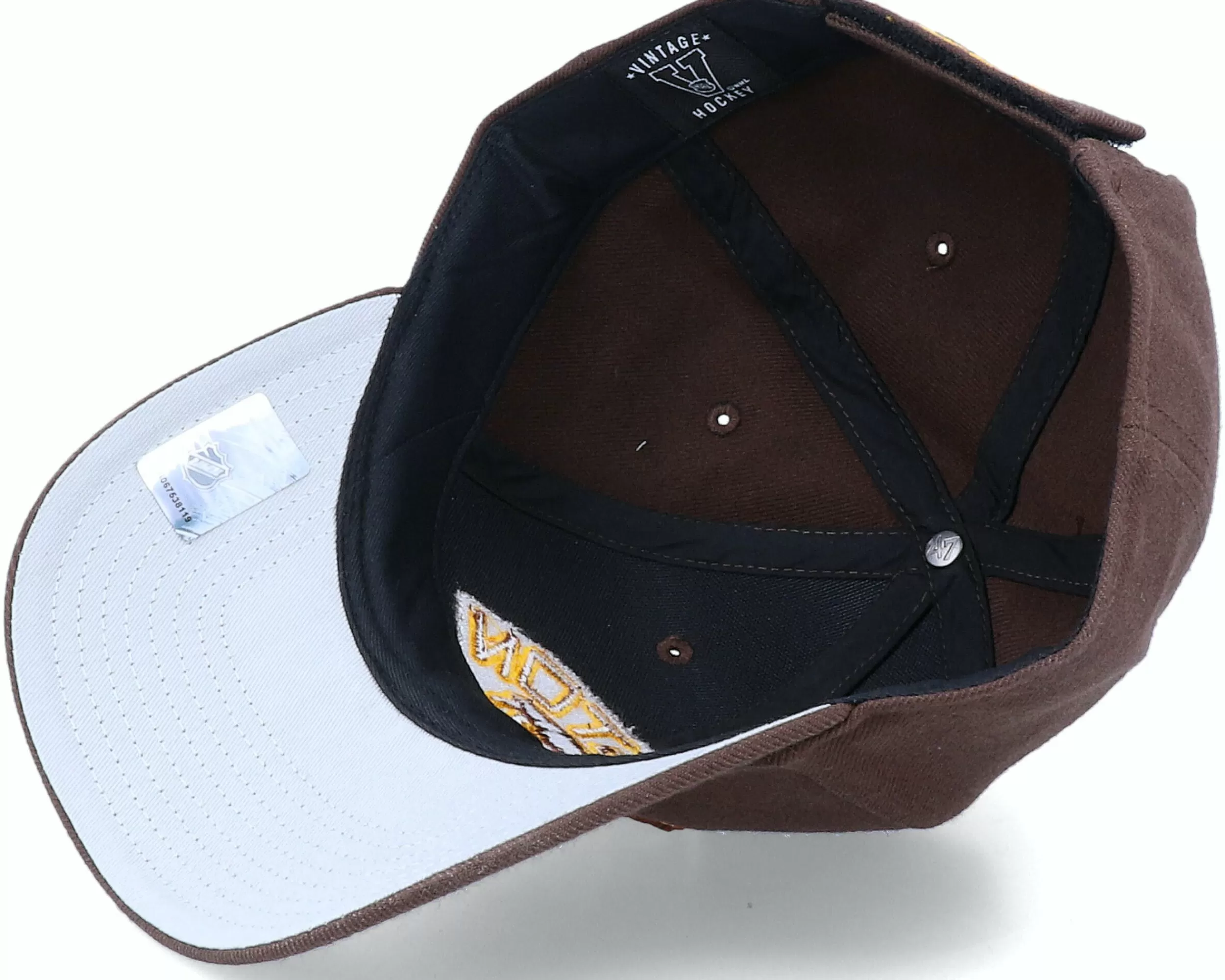 47 Brand Boston Bruins Mvp Vintage Brown Adjustable - -Unisex Adjustable
