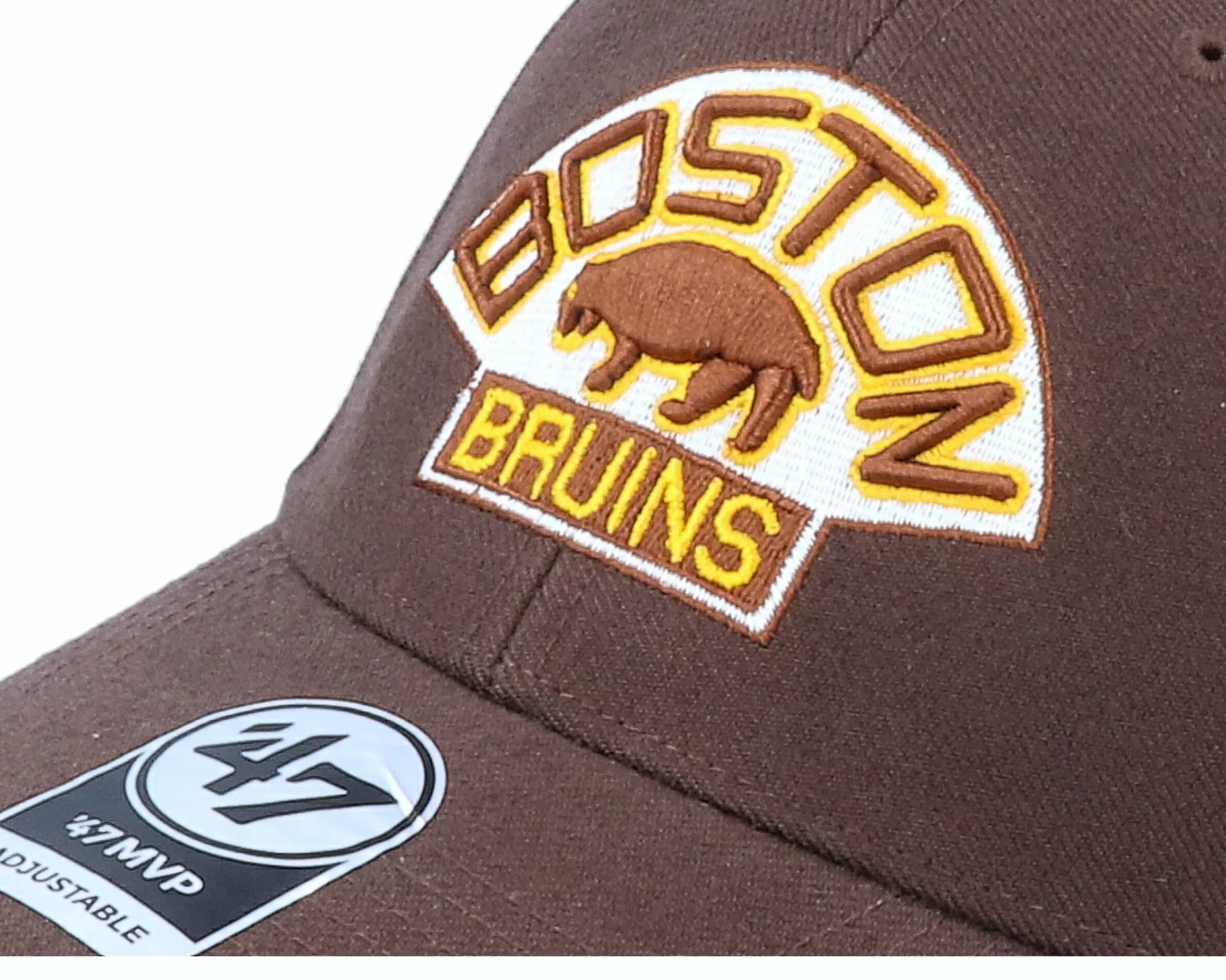 47 Brand Boston Bruins Mvp Vintage Brown Adjustable - -Unisex Adjustable