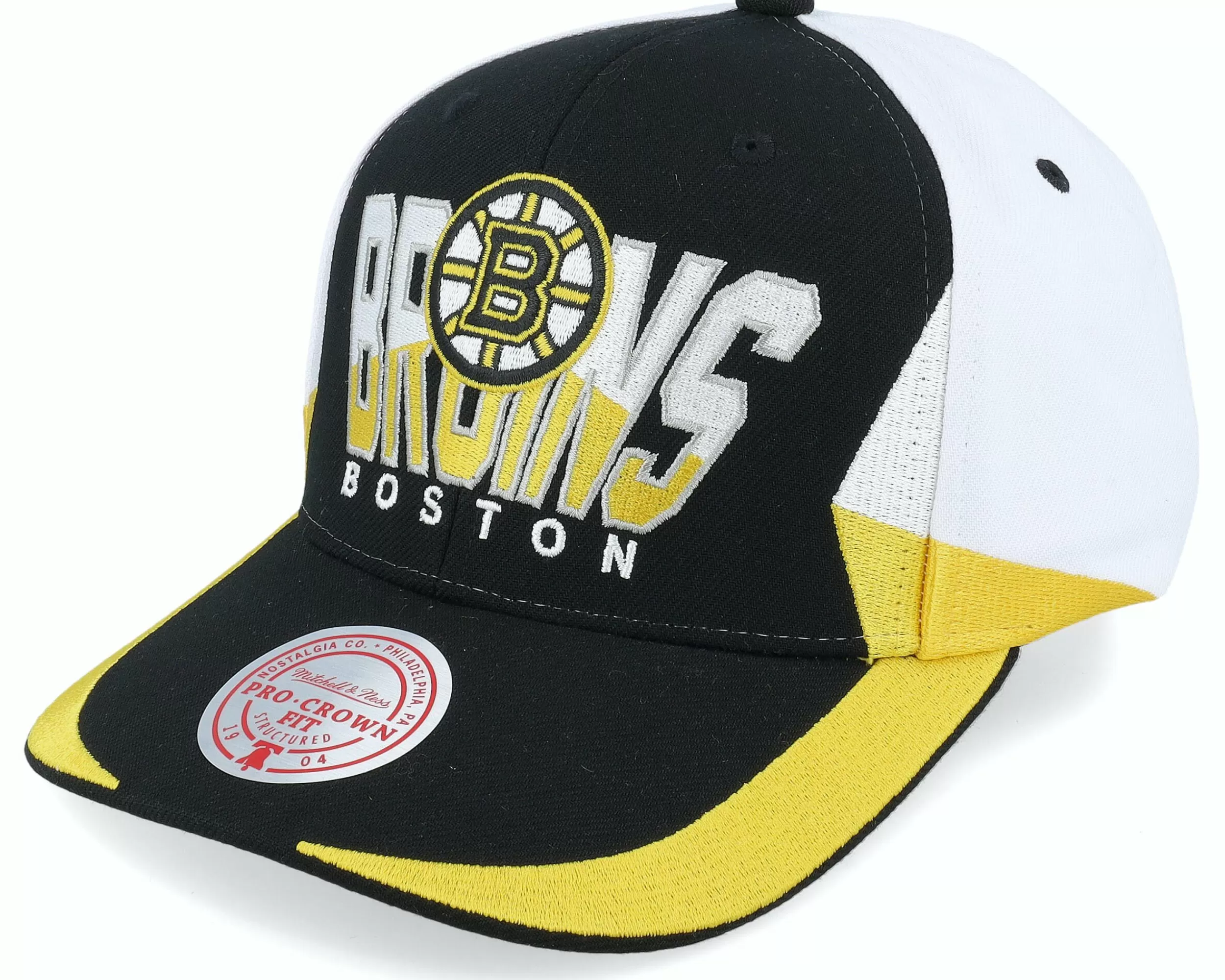 Mitchell & Ness Boston Bruins Retrodome Pro Vintage Black Adjustable - -Unisex Adjustable