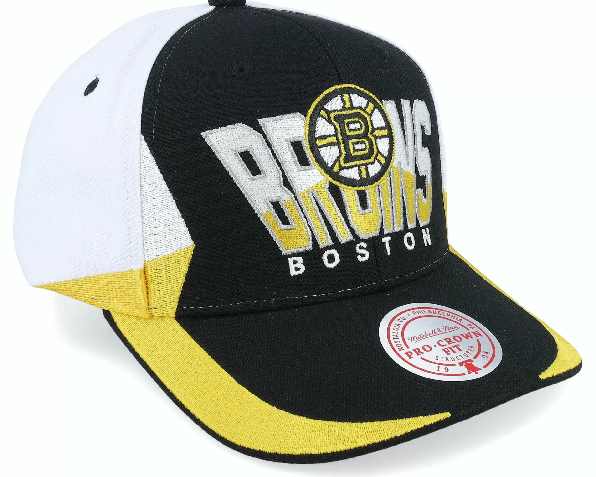 Mitchell & Ness Boston Bruins Retrodome Pro Vintage Black Adjustable - -Unisex Adjustable