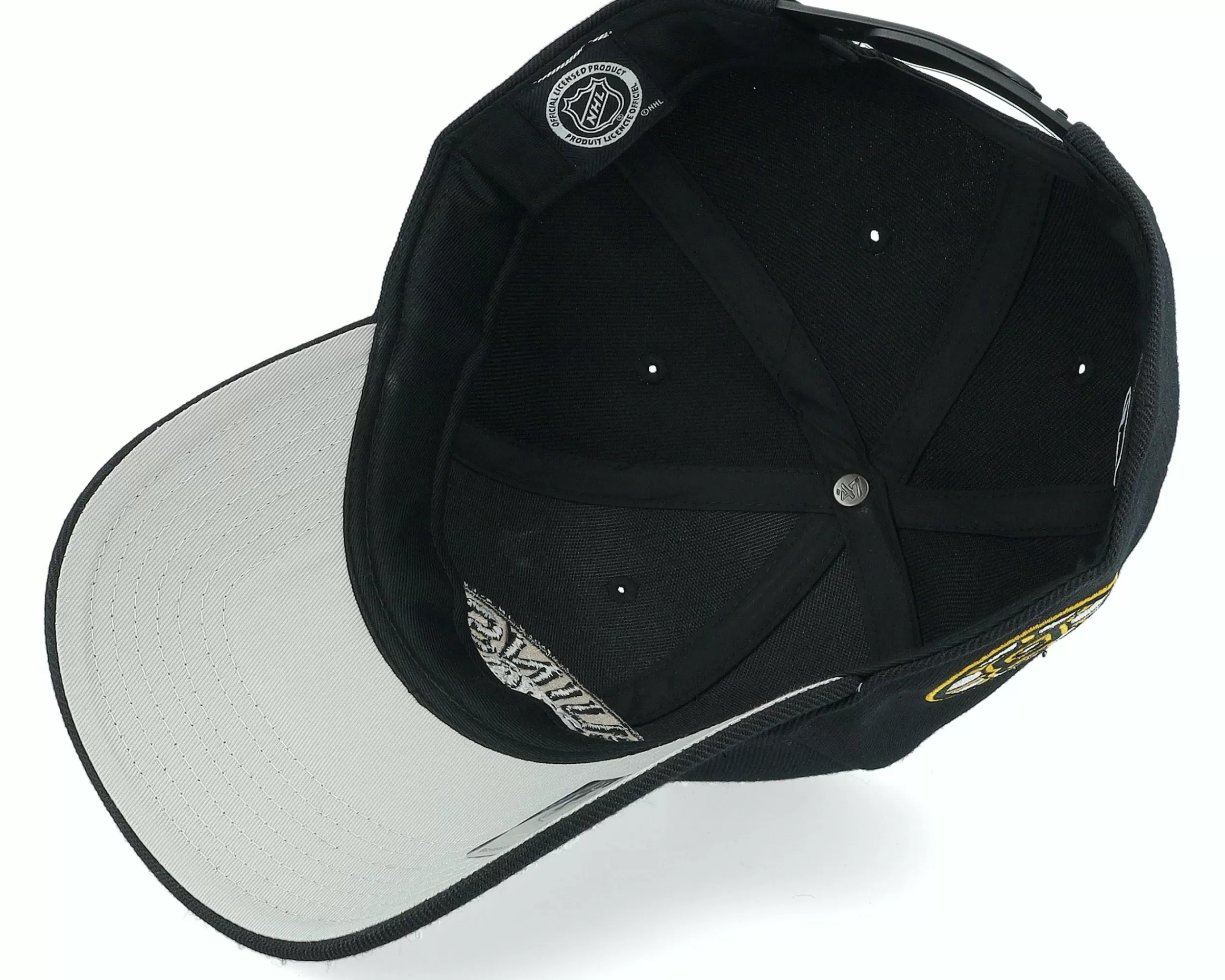 47 Brand Boston Bruins Sure Shot Mvp Black Adjustable - -Unisex Adjustable