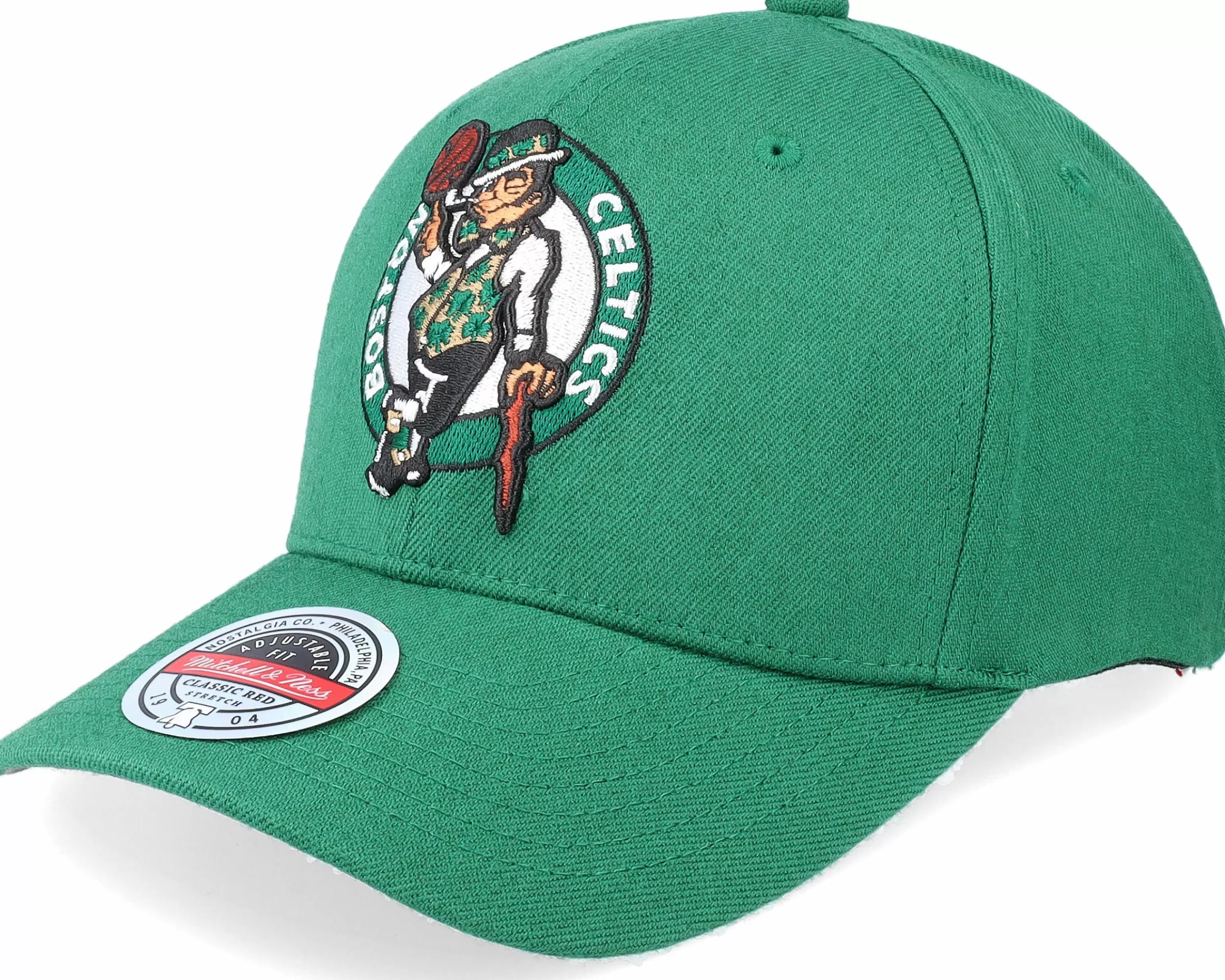 Mitchell & Ness Boston Celtics Team Ground 2.0 Stretch Green Adjustable - -Unisex Adjustable