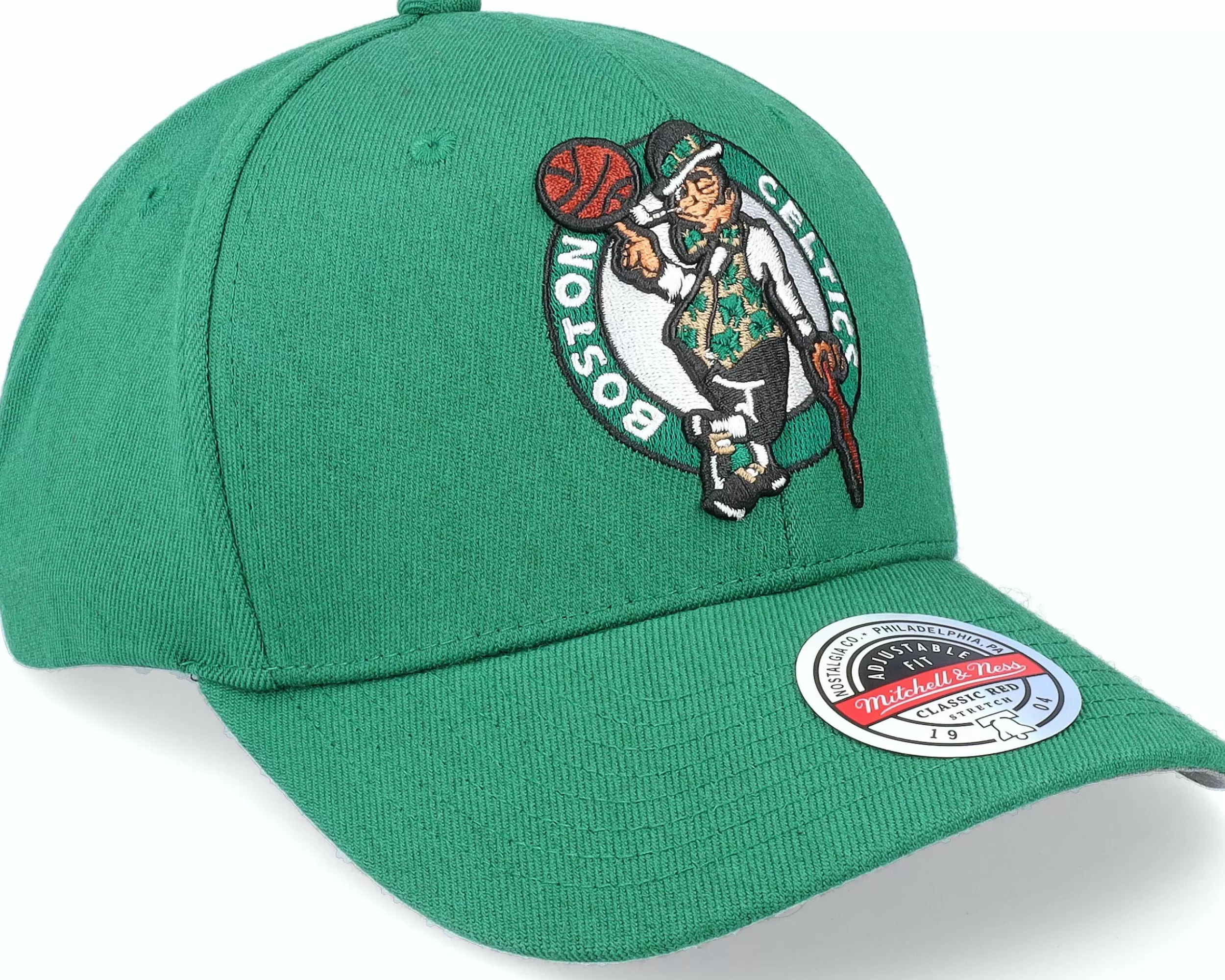 Mitchell & Ness Boston Celtics Team Ground 2.0 Stretch Green Adjustable - -Unisex Adjustable