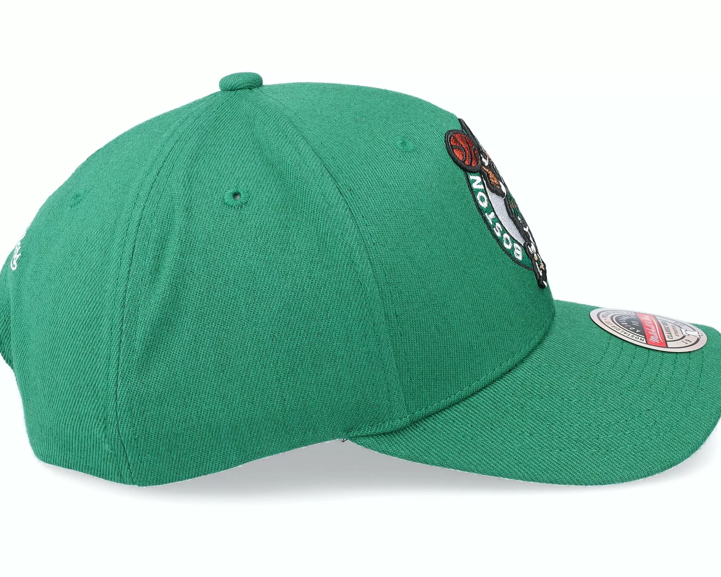 Mitchell & Ness Boston Celtics Team Ground 2.0 Stretch Green Adjustable - -Unisex Adjustable