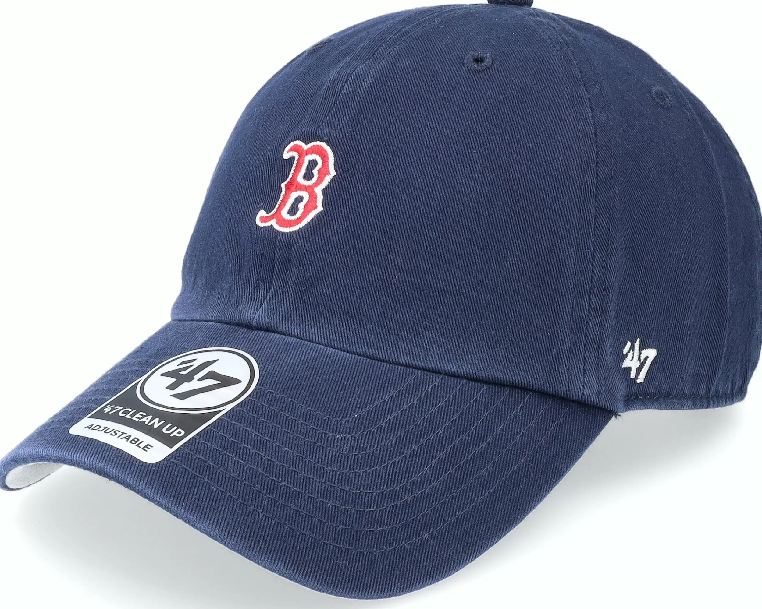 47 Brand Boston Red Sox Mlb Base Runner Clean Up Navy Dad Cap - -Unisex Dad Cap