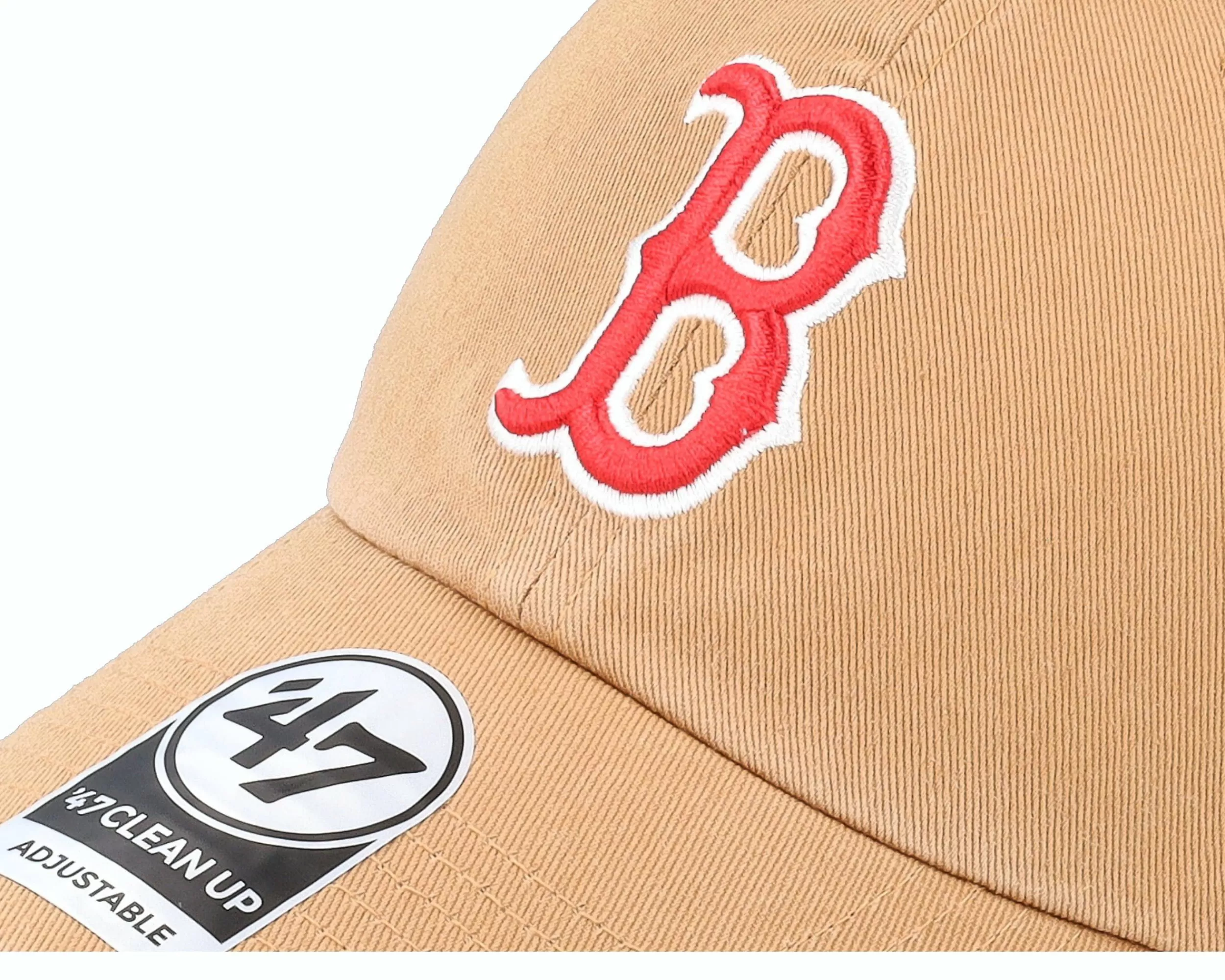 47 Brand Boston Red Sox Mlb Clean Up Camel Dad Cap - -Unisex Dad Cap