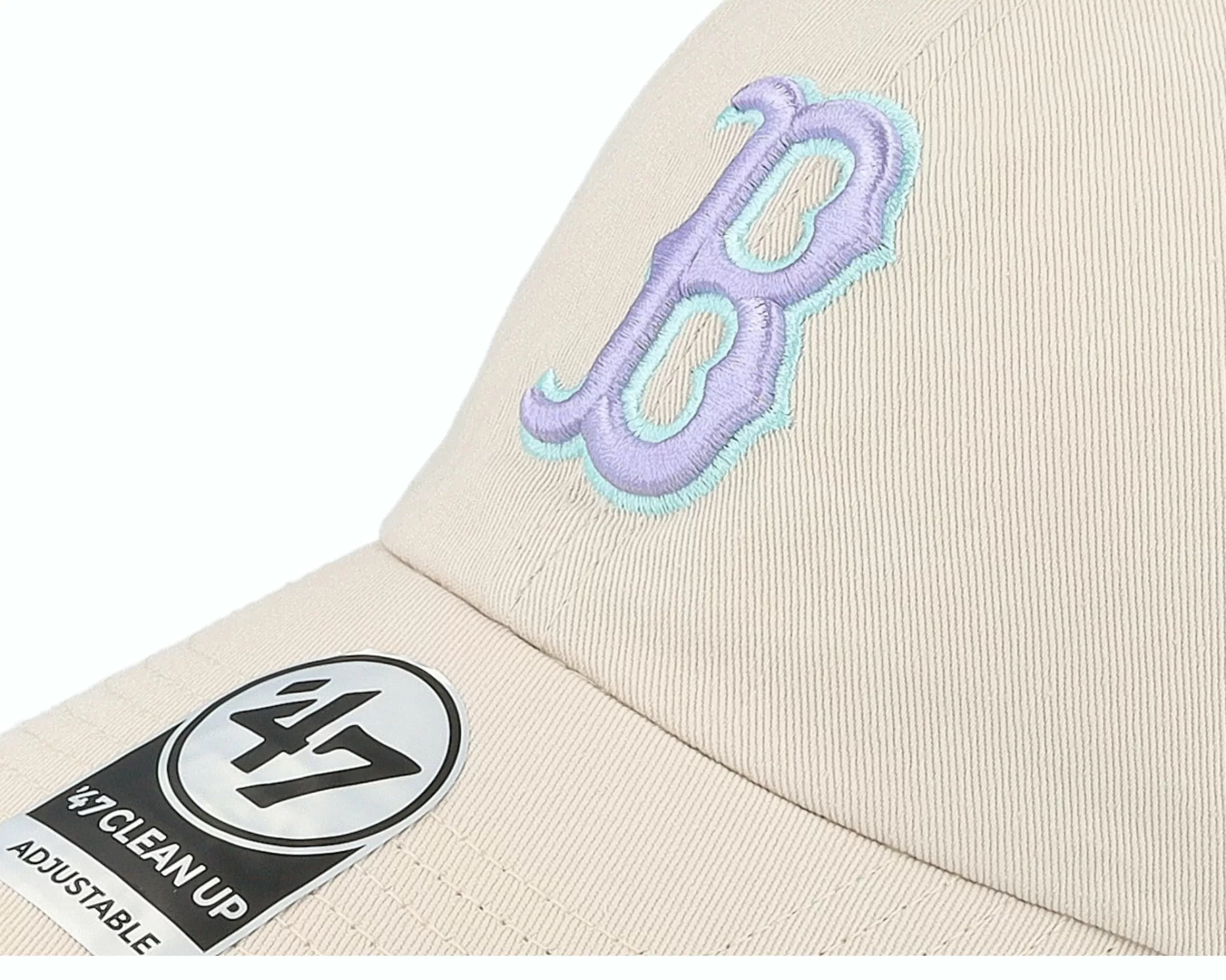 47 Brand Boston Red Sox Mlb Double Under 47 Clean Up Bone Dad Cap - -Unisex Dad Cap