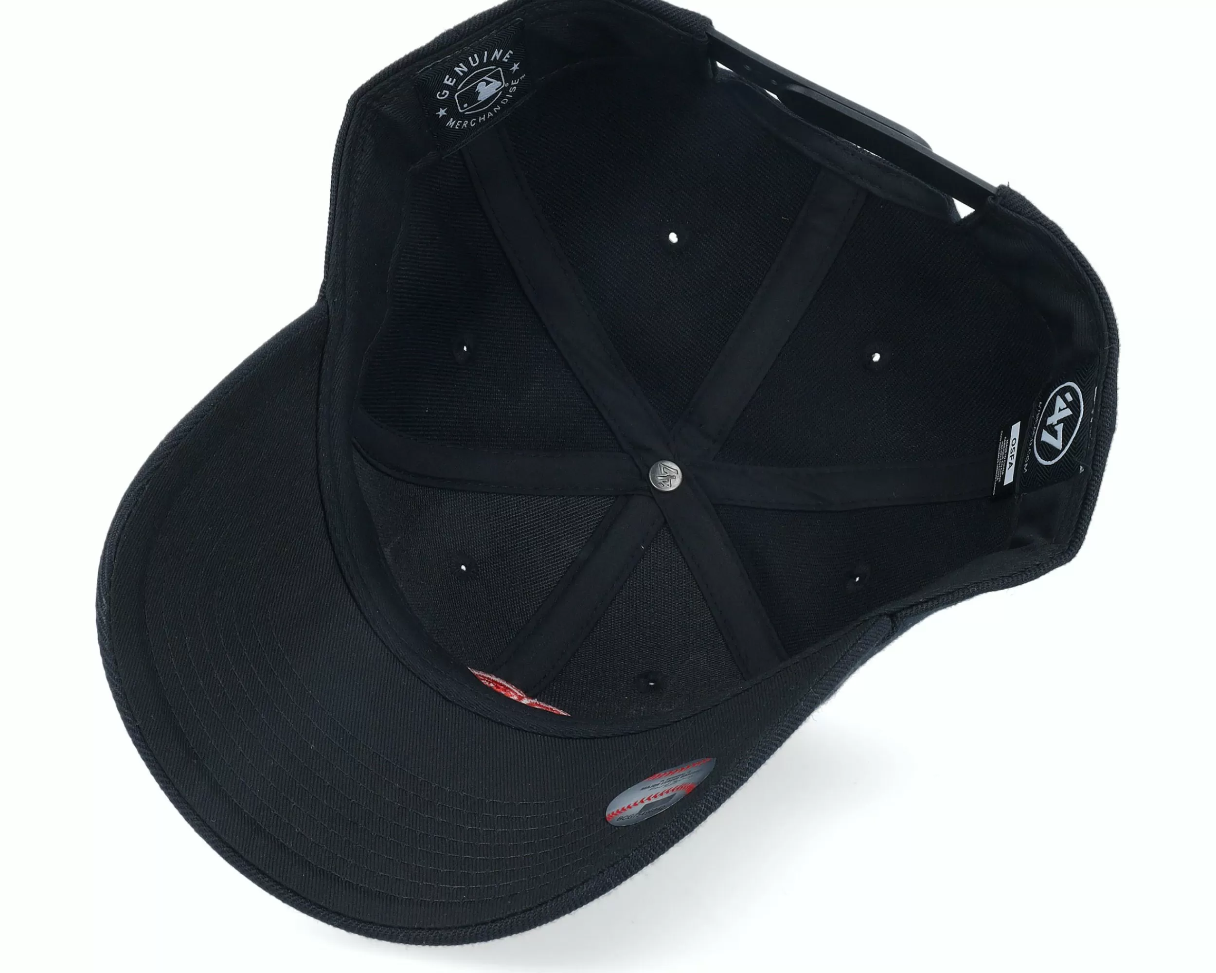 47 Brand Boston Red Sox Mlb Mvp Black Adjustable - -Unisex Adjustable