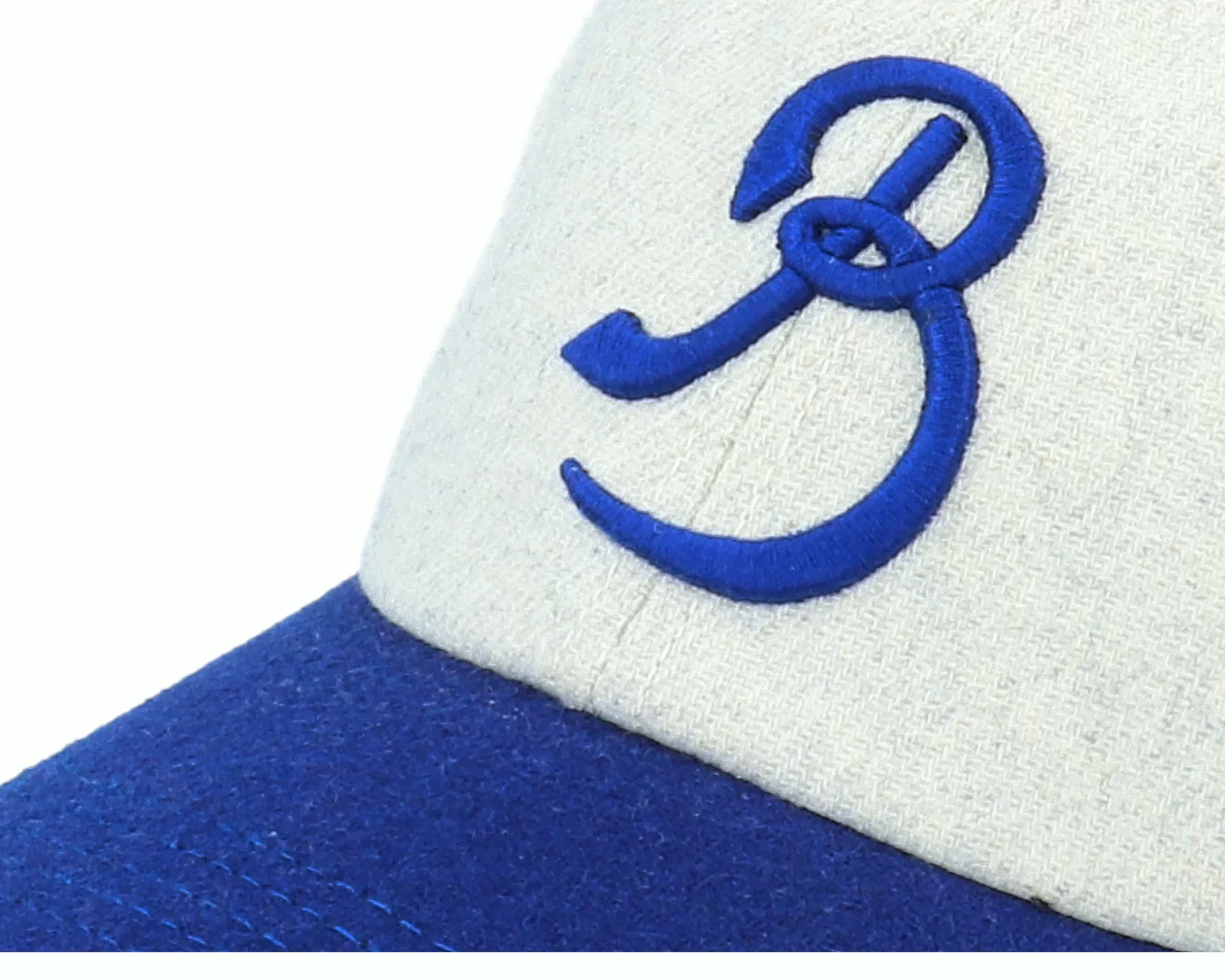 American Needle Brooklyn Tip-Tops Archive Legend Ivory/Royal Dad Cap - -Unisex Dad Cap