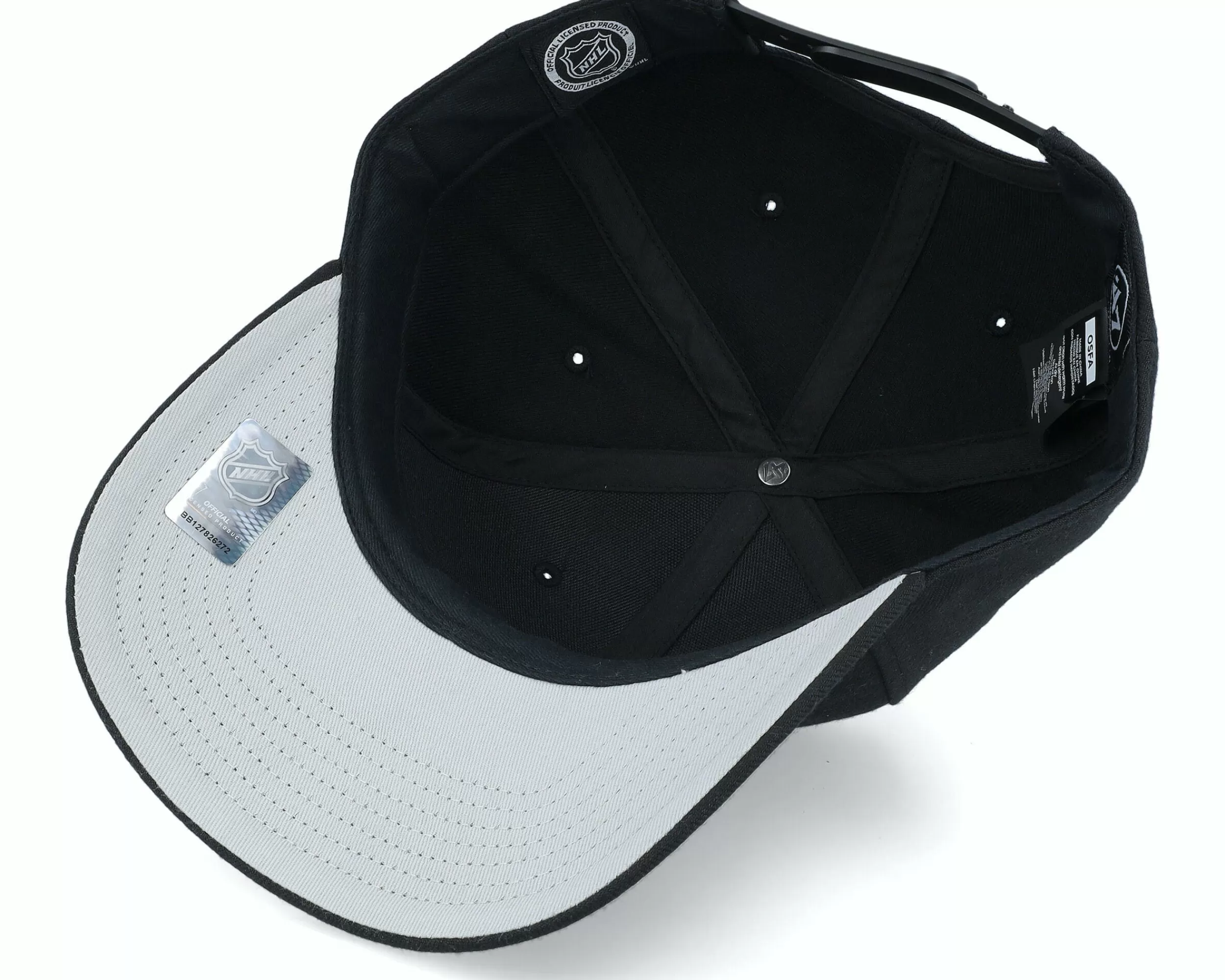 47 Brand Calgary Flames Cold Zone Mvp Dp Black Adjustable - -Unisex Adjustable