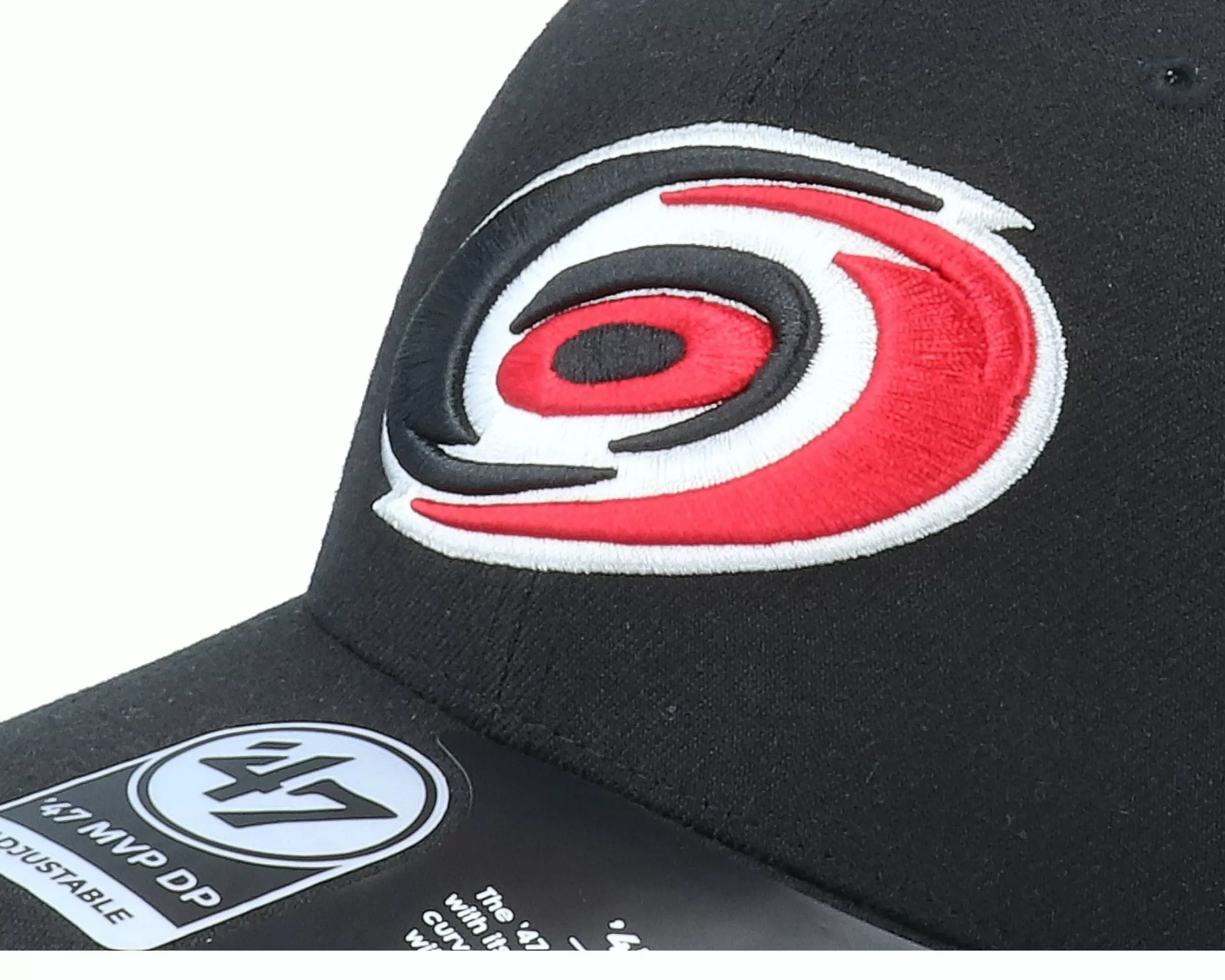 47 Brand Carolina Hurricanes Cold Zone Mvp Deep Profile Black Adjustable - -Unisex Adjustable