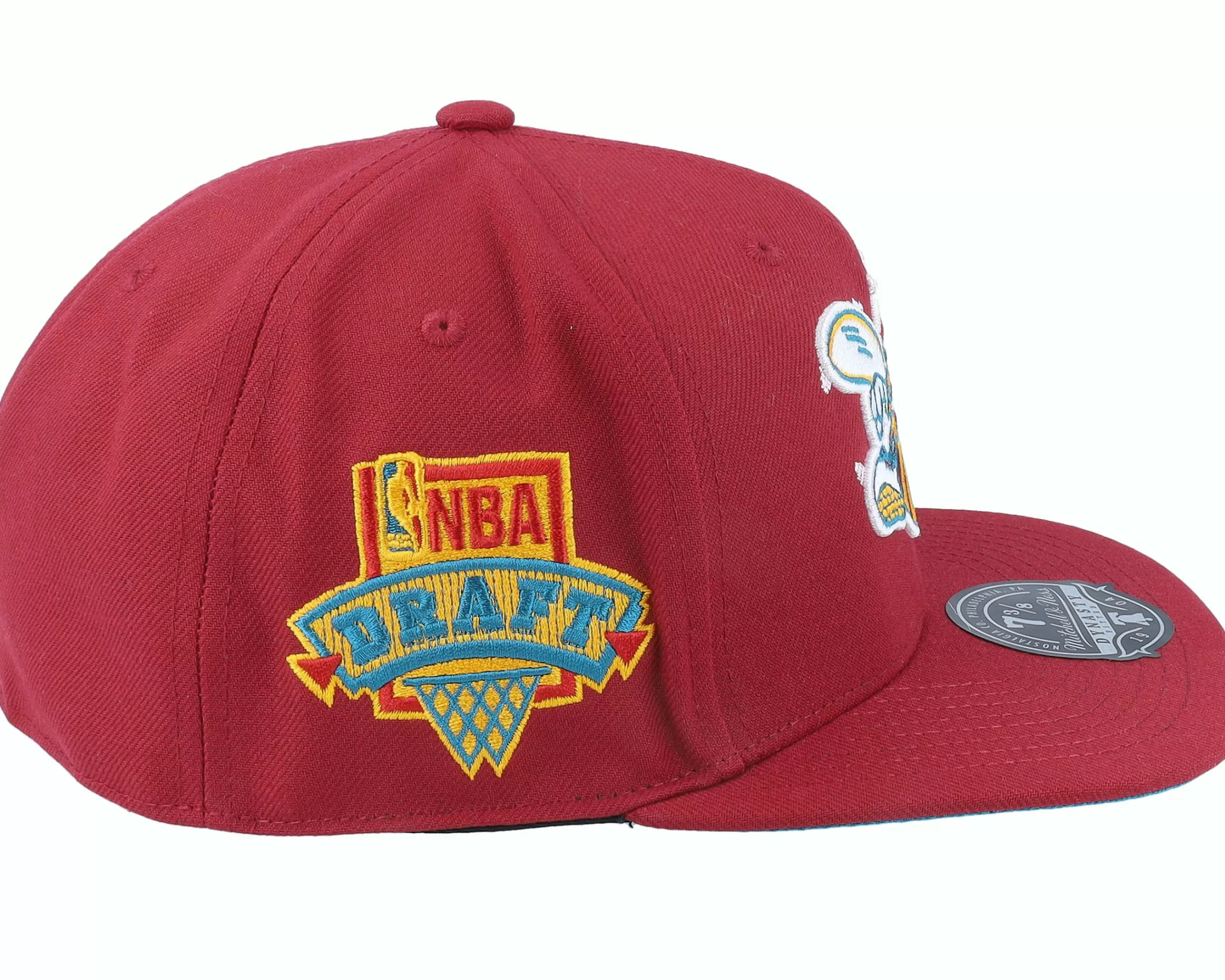 Mitchell & Ness Charlotte Hornets Northern Lights Cardinal Fitted - -Unisex Fitted