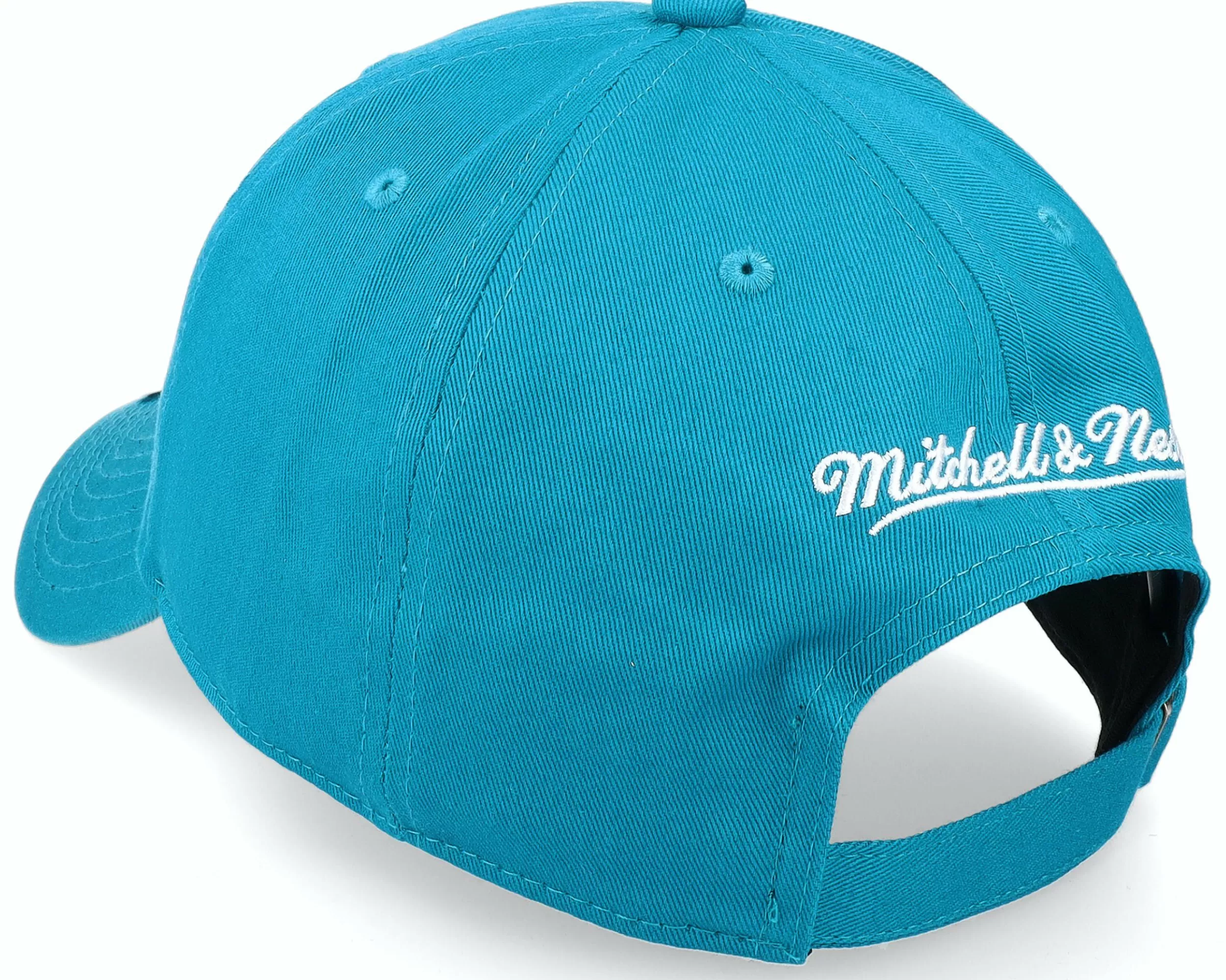 Mitchell & Ness Charlotte Hornets Team Ground 2.0 Teal Dad Cap - -Unisex Dad Cap