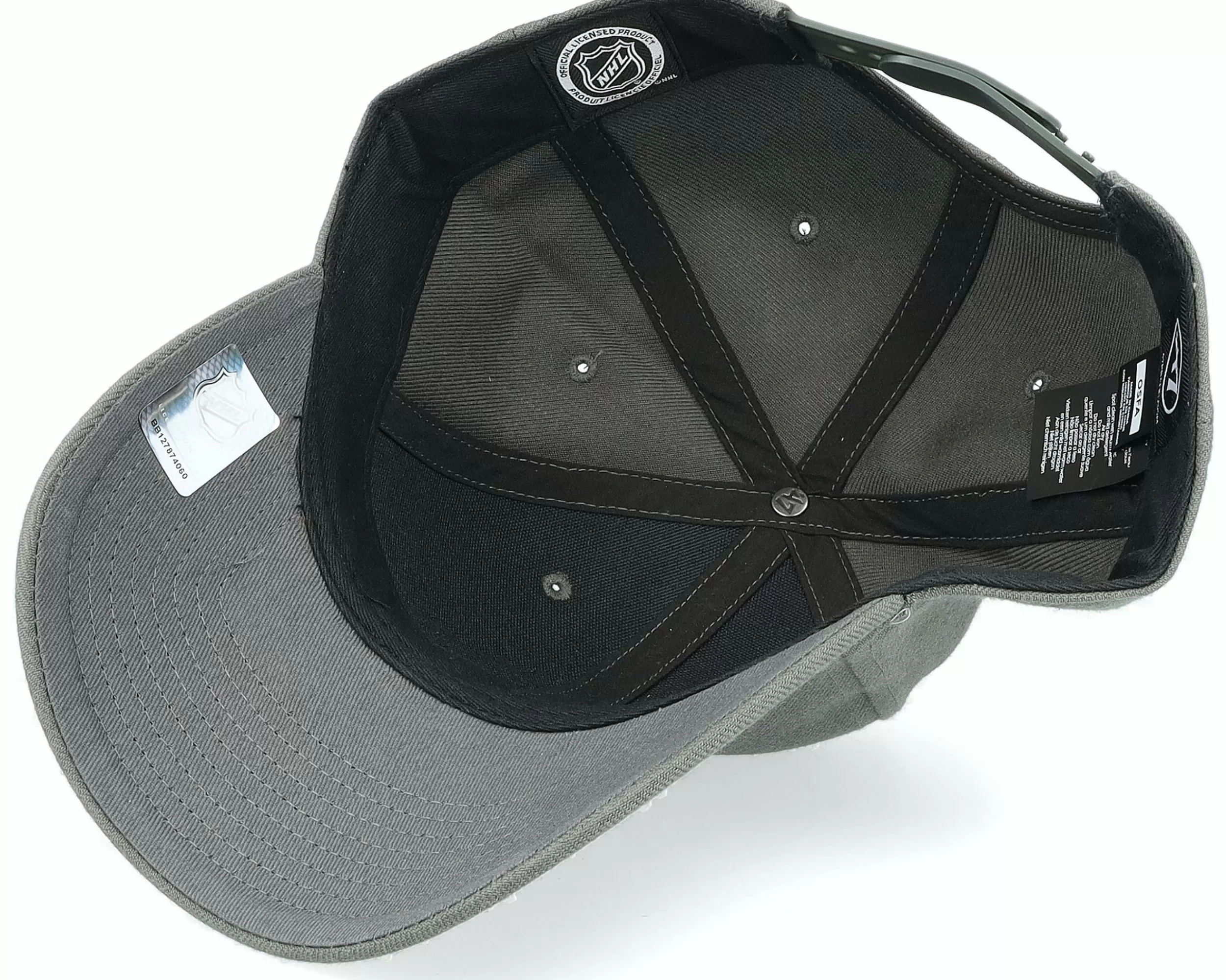 47 Brand Chicago Blackhawks Nhl '47 Mvp Charcoal Adjustable - -Unisex Adjustable