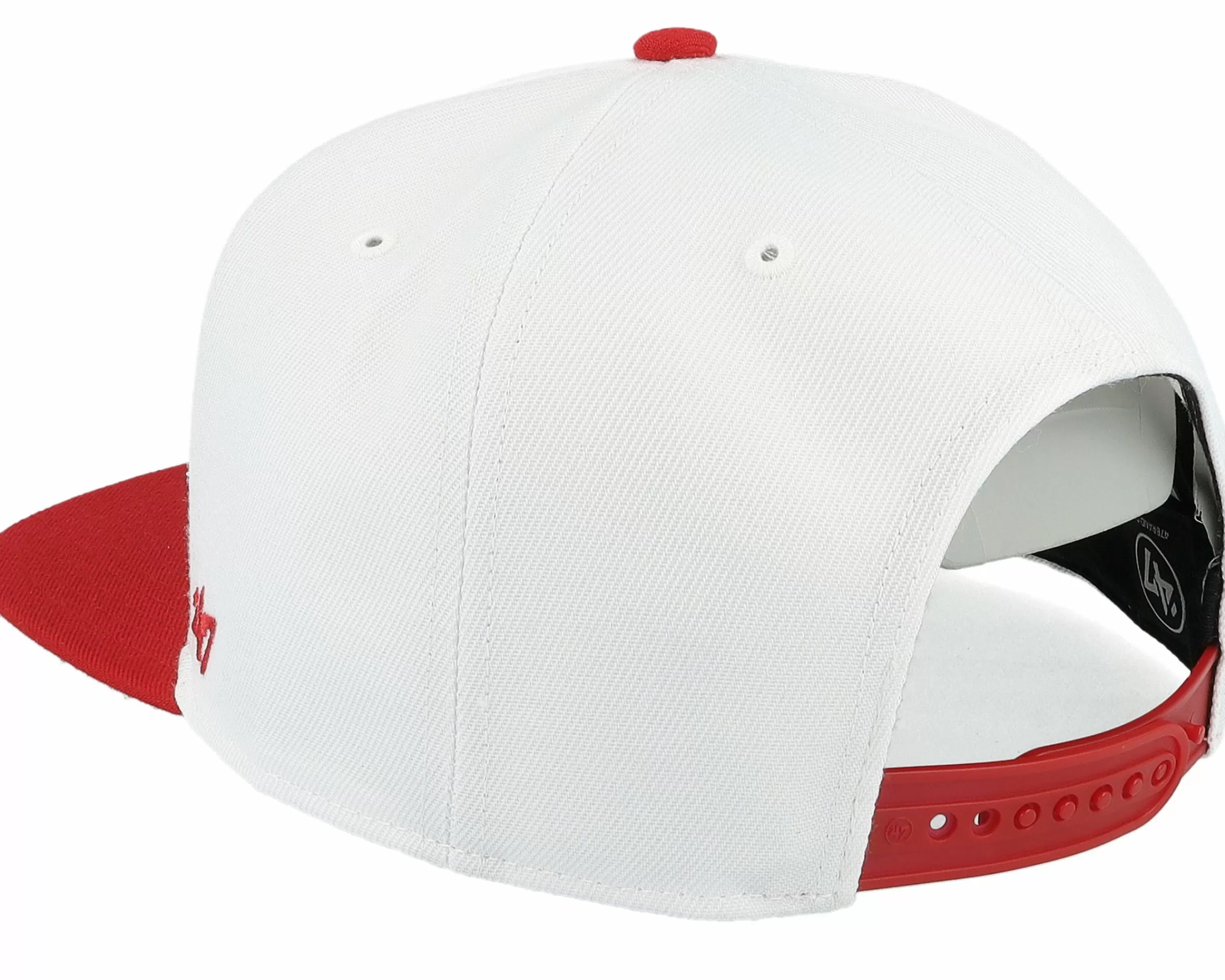 47 Brand Chicago Blackhawks Nhl Cr.Town Two Tone 47 Cap White/Red Snapback - -Unisex Snapback