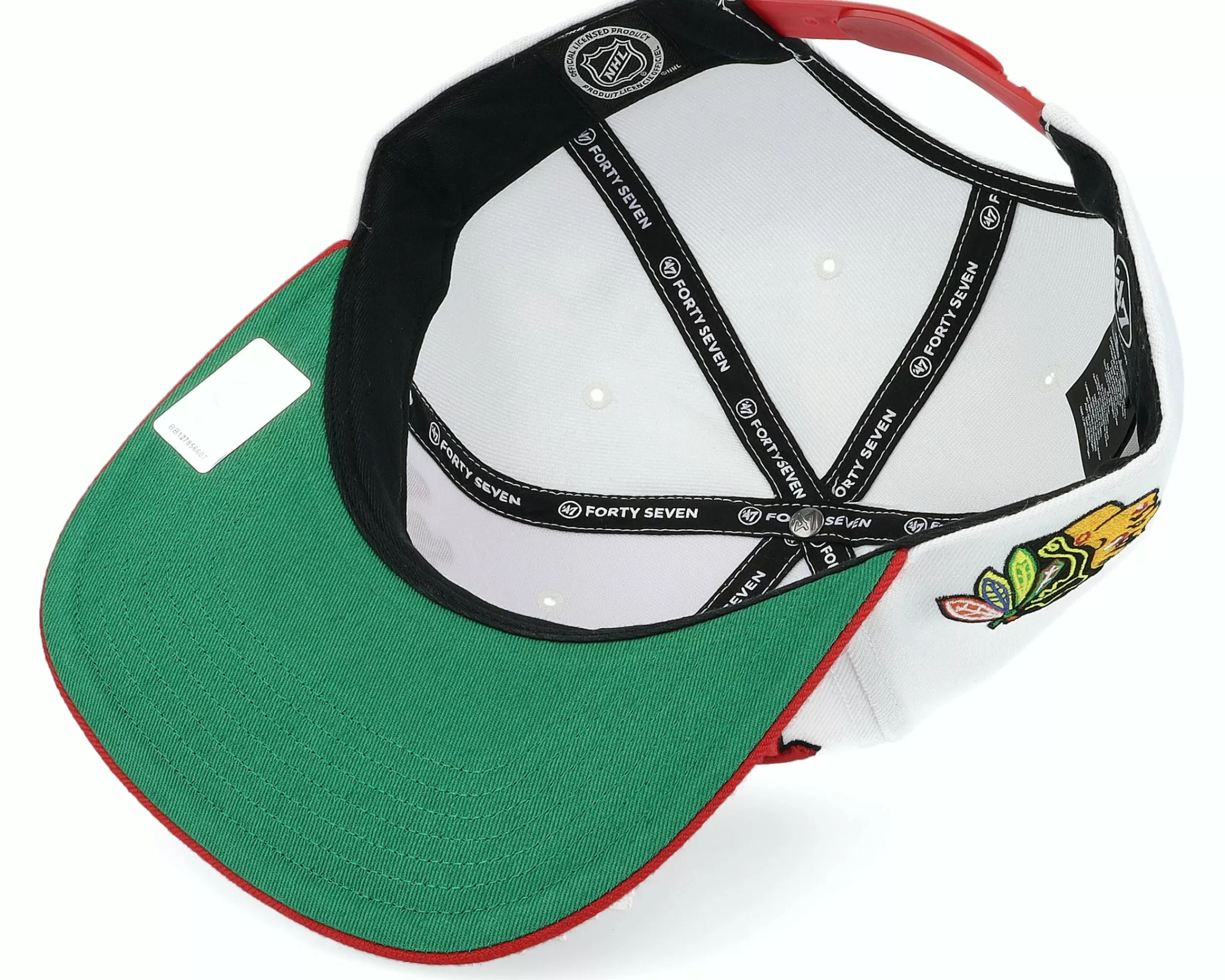 47 Brand Chicago Blackhawks Nhl Cr.Town Two Tone 47 Cap White/Red Snapback - -Unisex Snapback