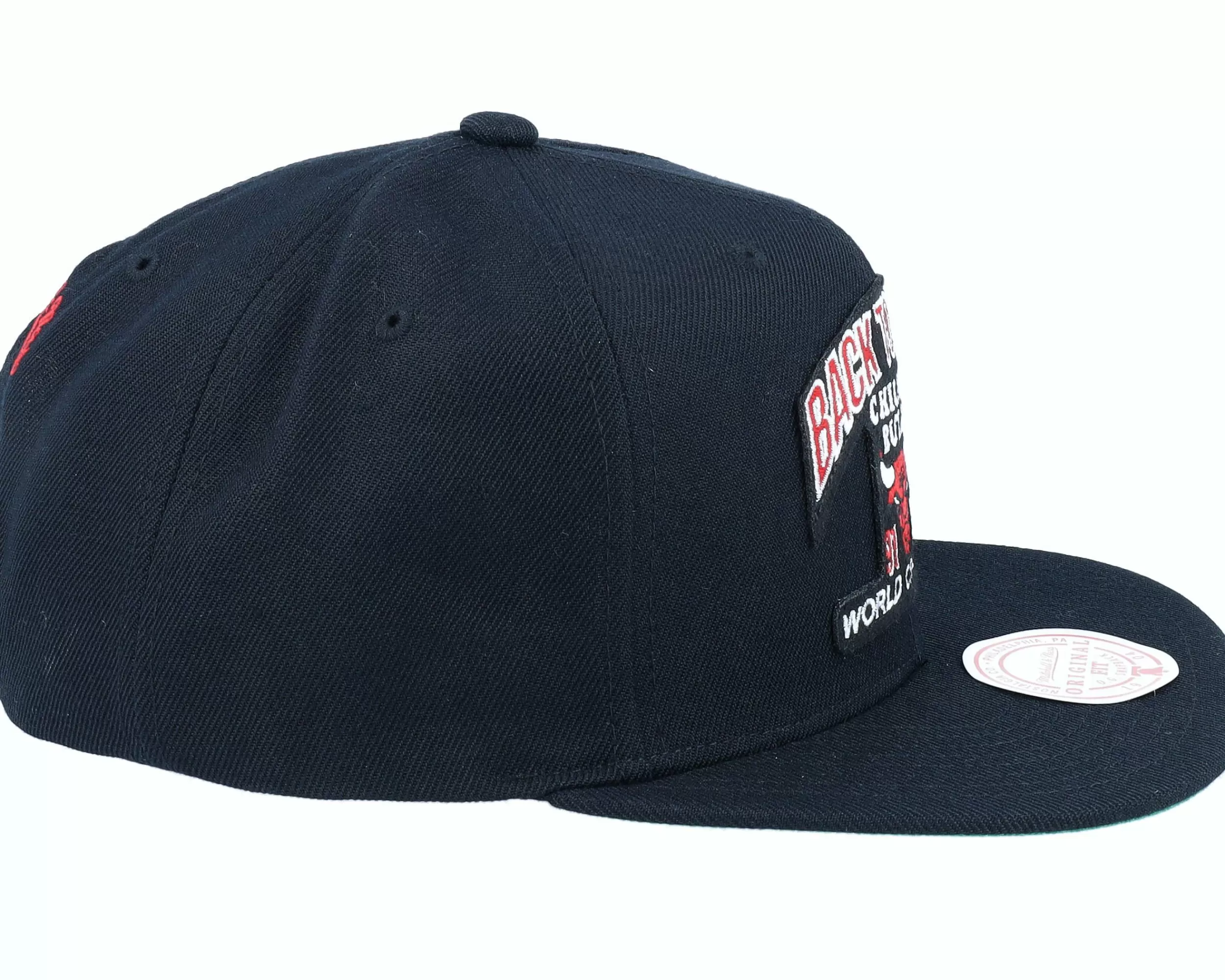 Mitchell & Ness Chicago Bulls 92 Back To Back Champs Hwc 1991 Black Snapback - -Unisex Snapback
