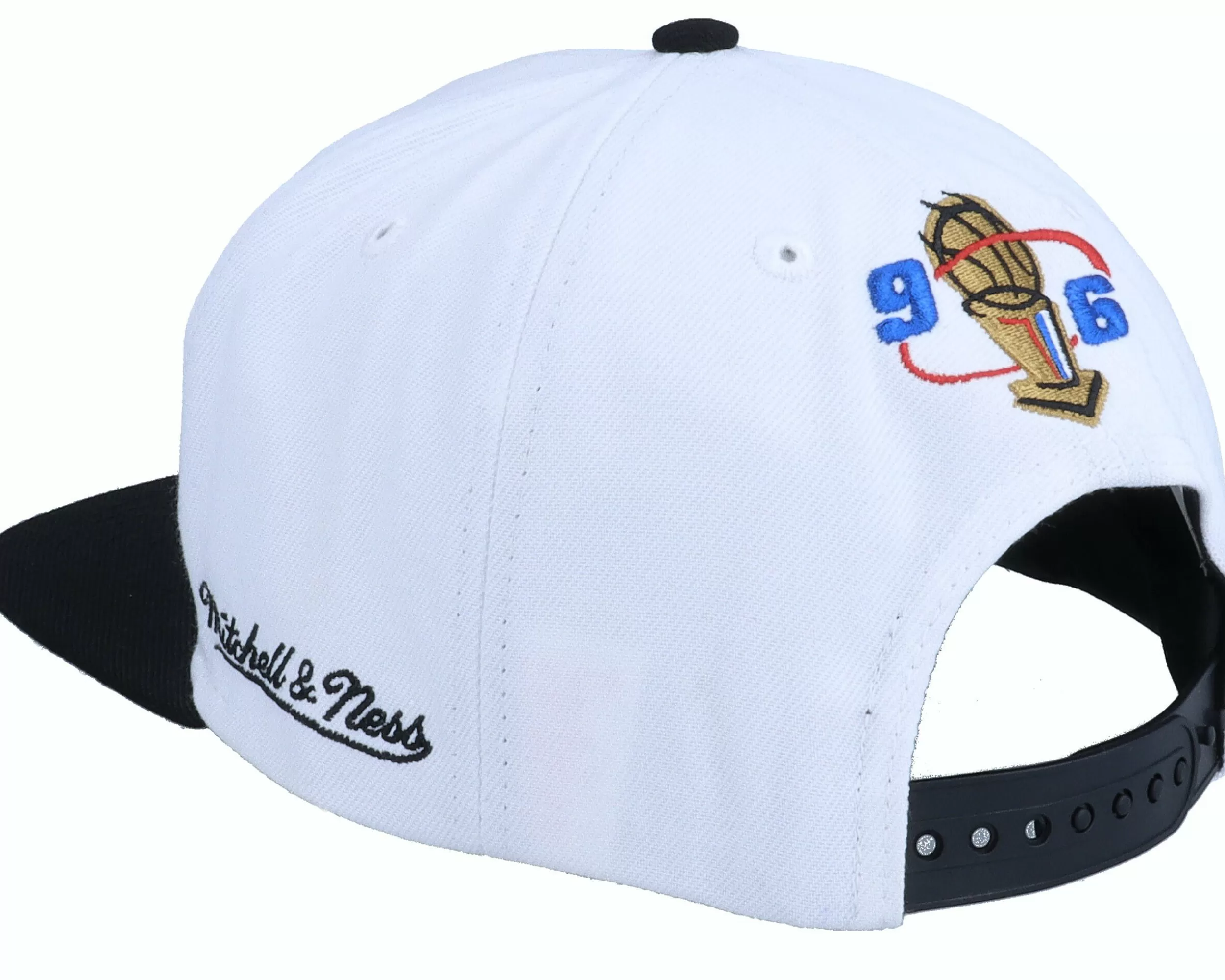 Mitchell & Ness Chicago Bulls 96 Champions Wave 2T Hwc White/Black Snapback - -Unisex Snapback