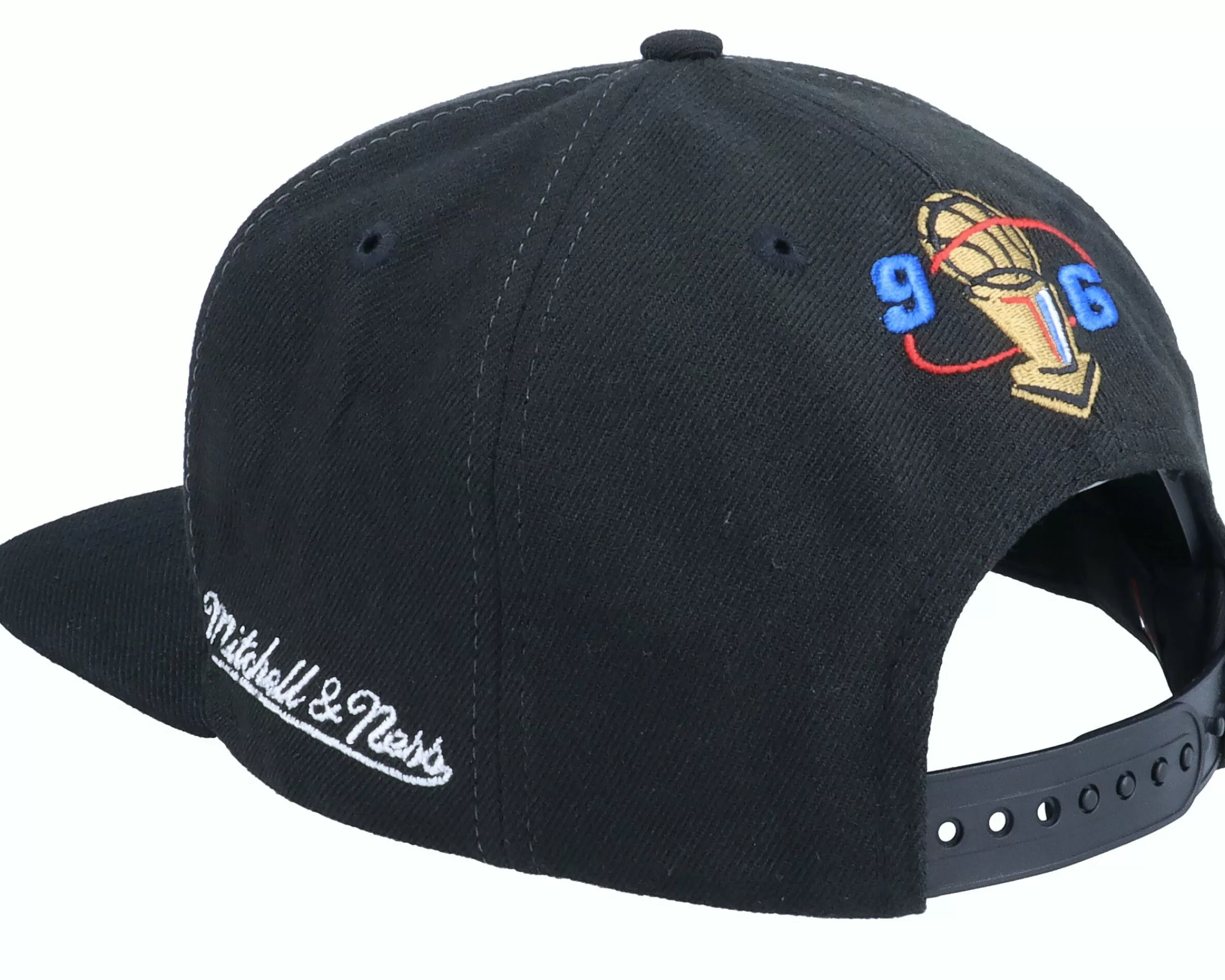 Mitchell & Ness Chicago Bulls 96 Champions Wave Hwc Black Snapback - -Unisex Snapback
