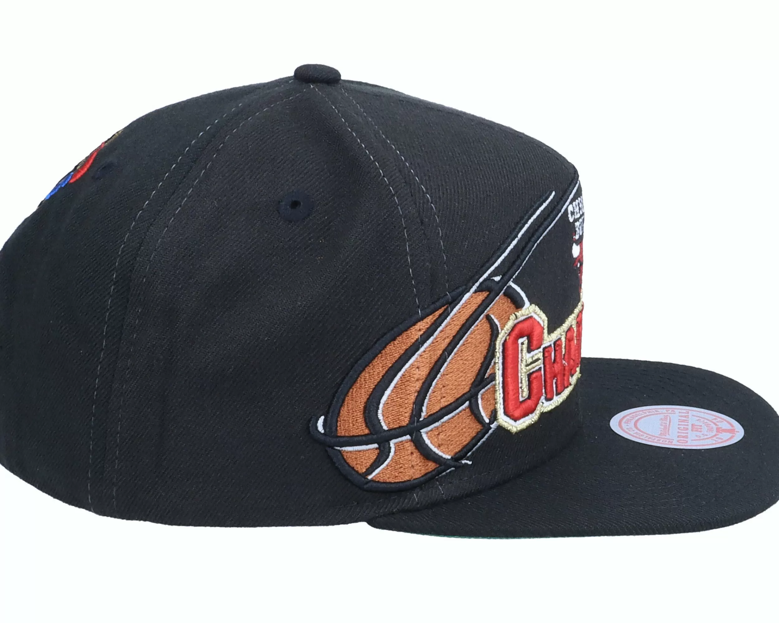 Mitchell & Ness Chicago Bulls 96 Champions Wave Hwc Black Snapback - -Unisex Snapback