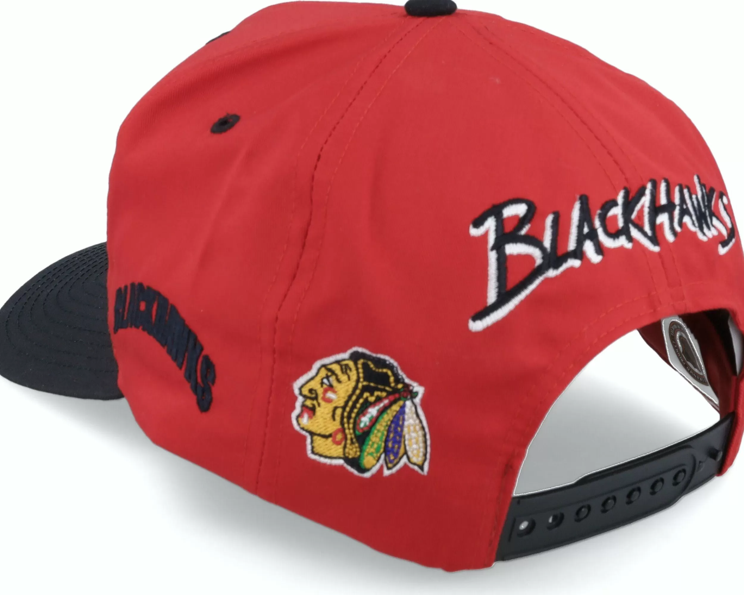 Twins Enterprise Chicago Bulls Base Two Tone 2 Nhl Vintage Red/Black Adjustable - -Unisex Adjustable
