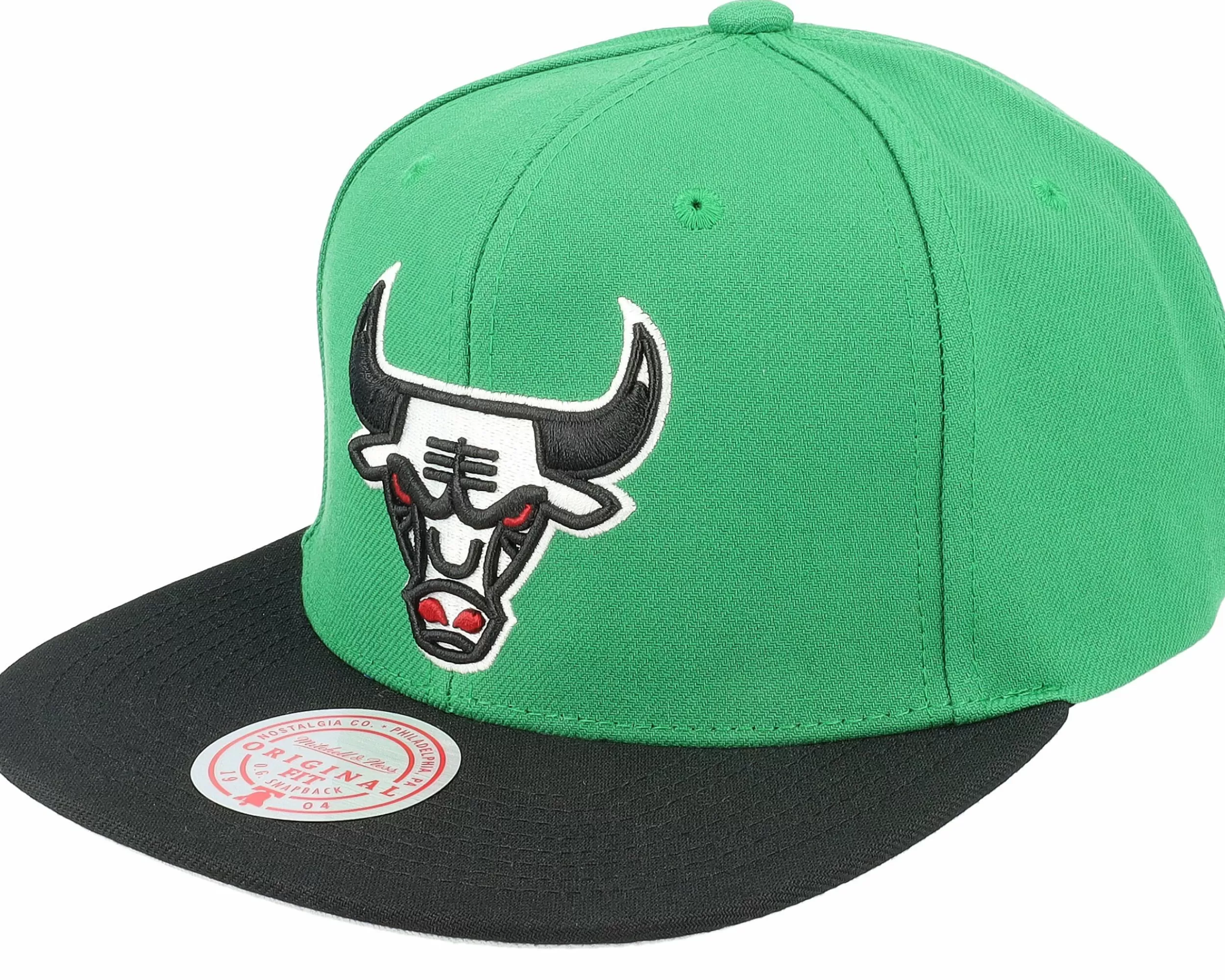 Mitchell & Ness Chicago Bulls Core Basic Green/Black Snapback - -Unisex Snapback