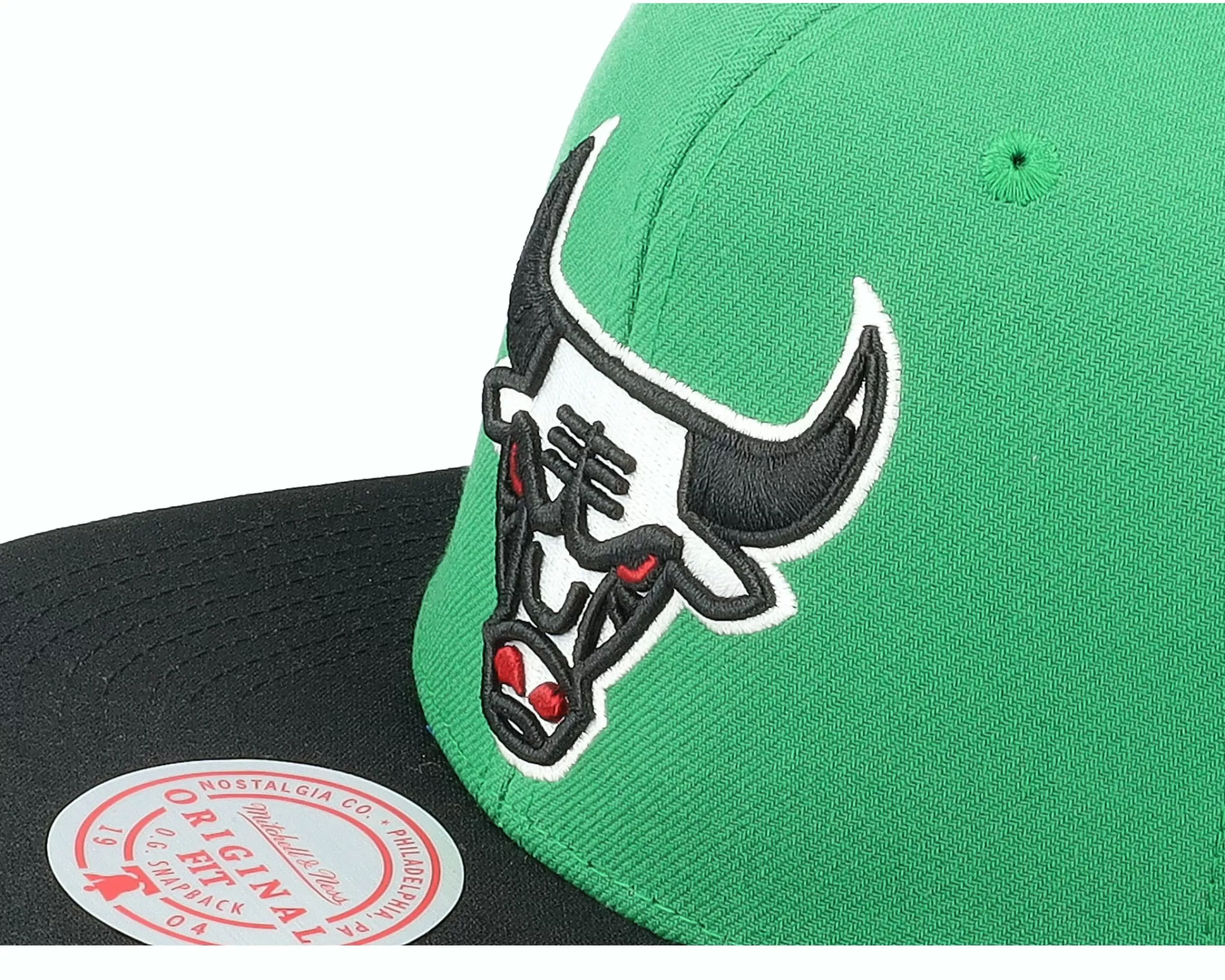 Mitchell & Ness Chicago Bulls Core Basic Green/Black Snapback - -Unisex Snapback