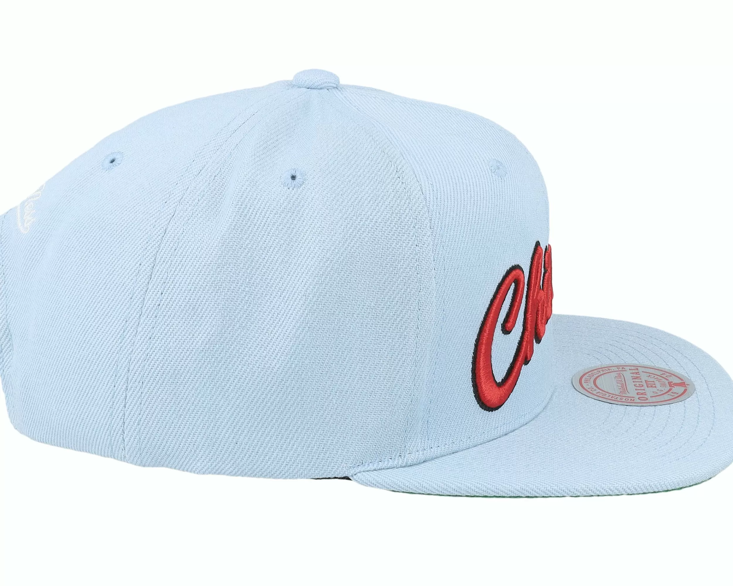 Mitchell & Ness Chicago Bulls Core Basic Light Blue Snapback - -Unisex Snapback