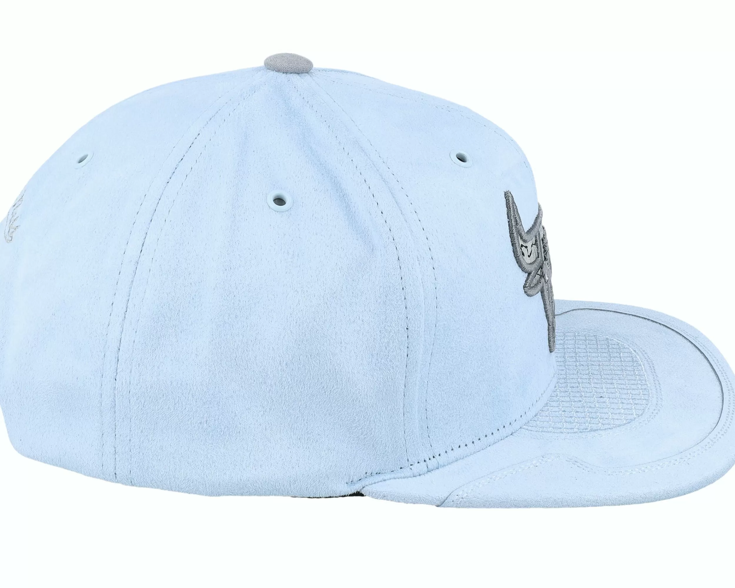 Mitchell & Ness Chicago Bulls Day 4 Light Blue/Heather Grey Snapback - -Unisex Snapback