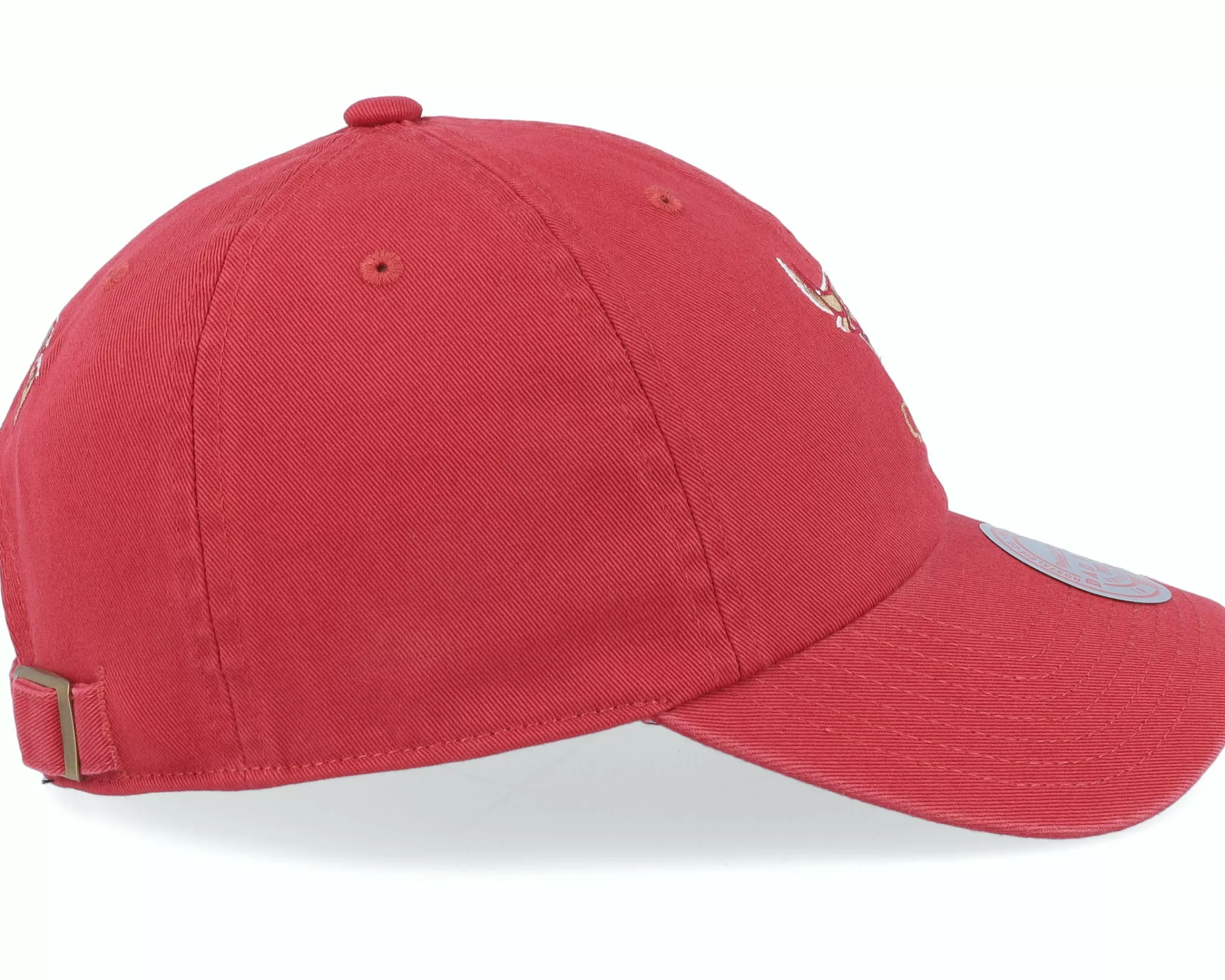 Mitchell & Ness Chicago Bulls Golden Hour Glaze Red Dad Cap - -Unisex Dad Cap