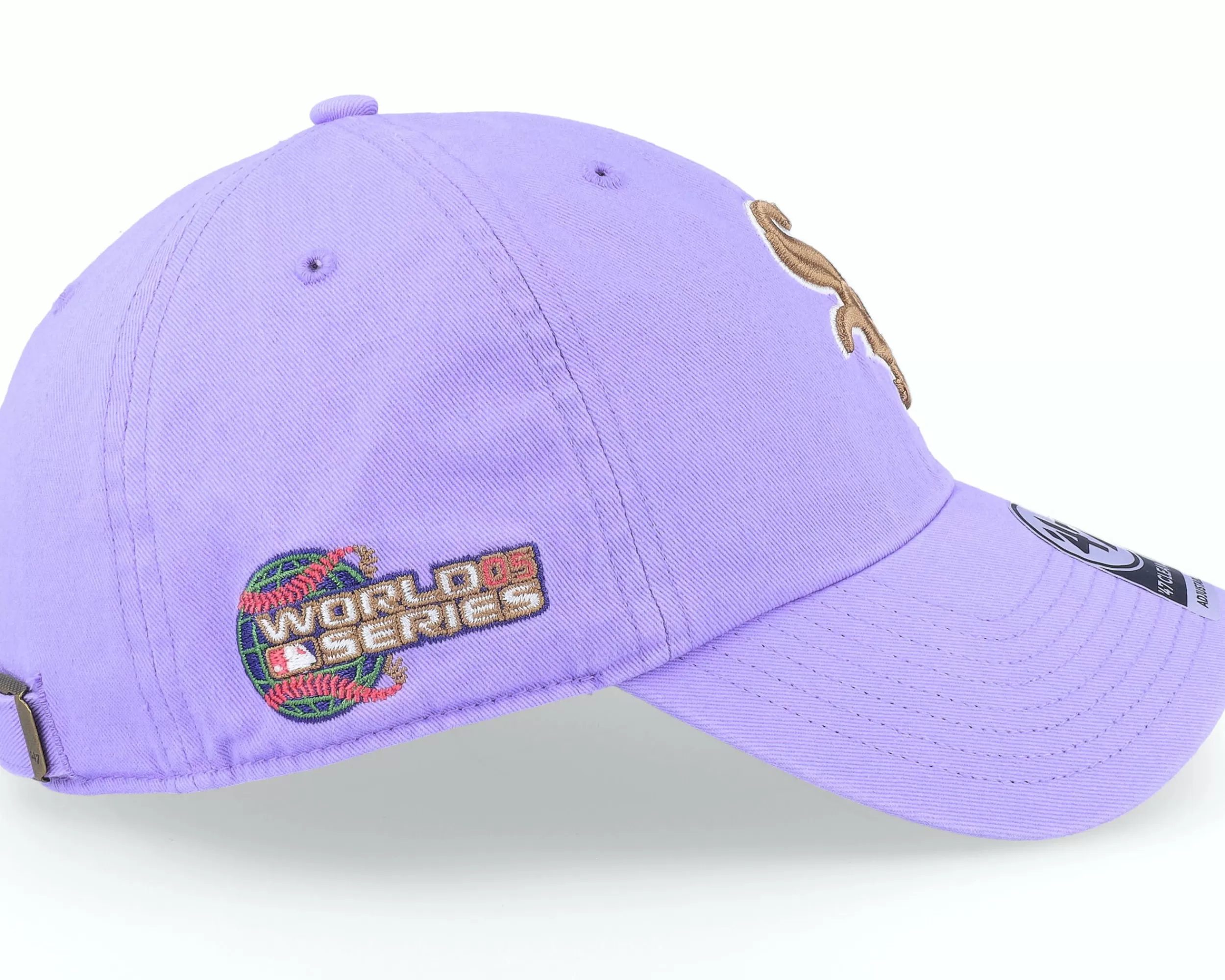 47 Brand Chicago White Sox Mlb Double Under 47 Clean Up Lavendel Dad Cap - -Unisex Dad Cap
