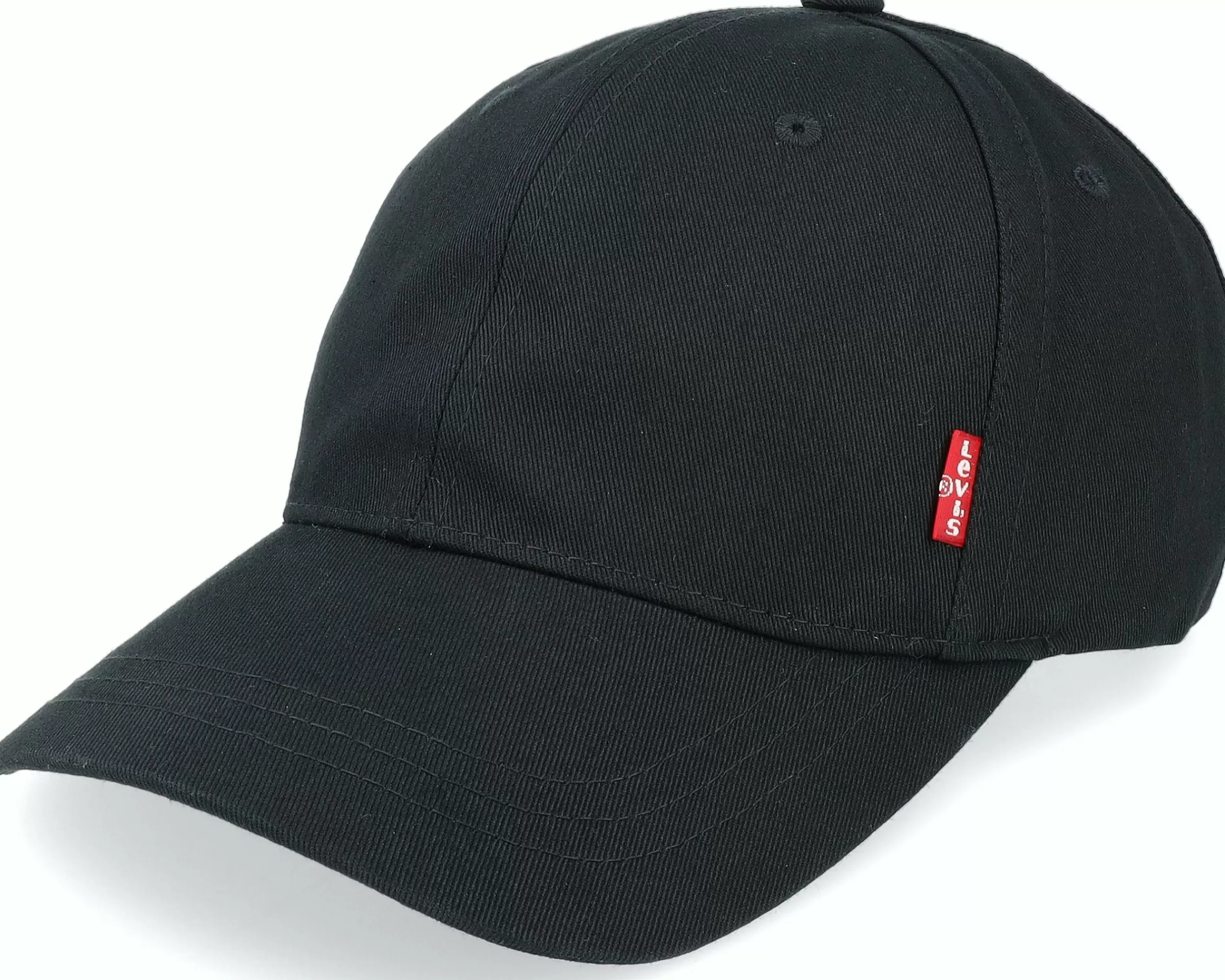 Levi's Classic Twill Red Tab Baseball Regular Black Dad Cap - -Unisex Dad Cap