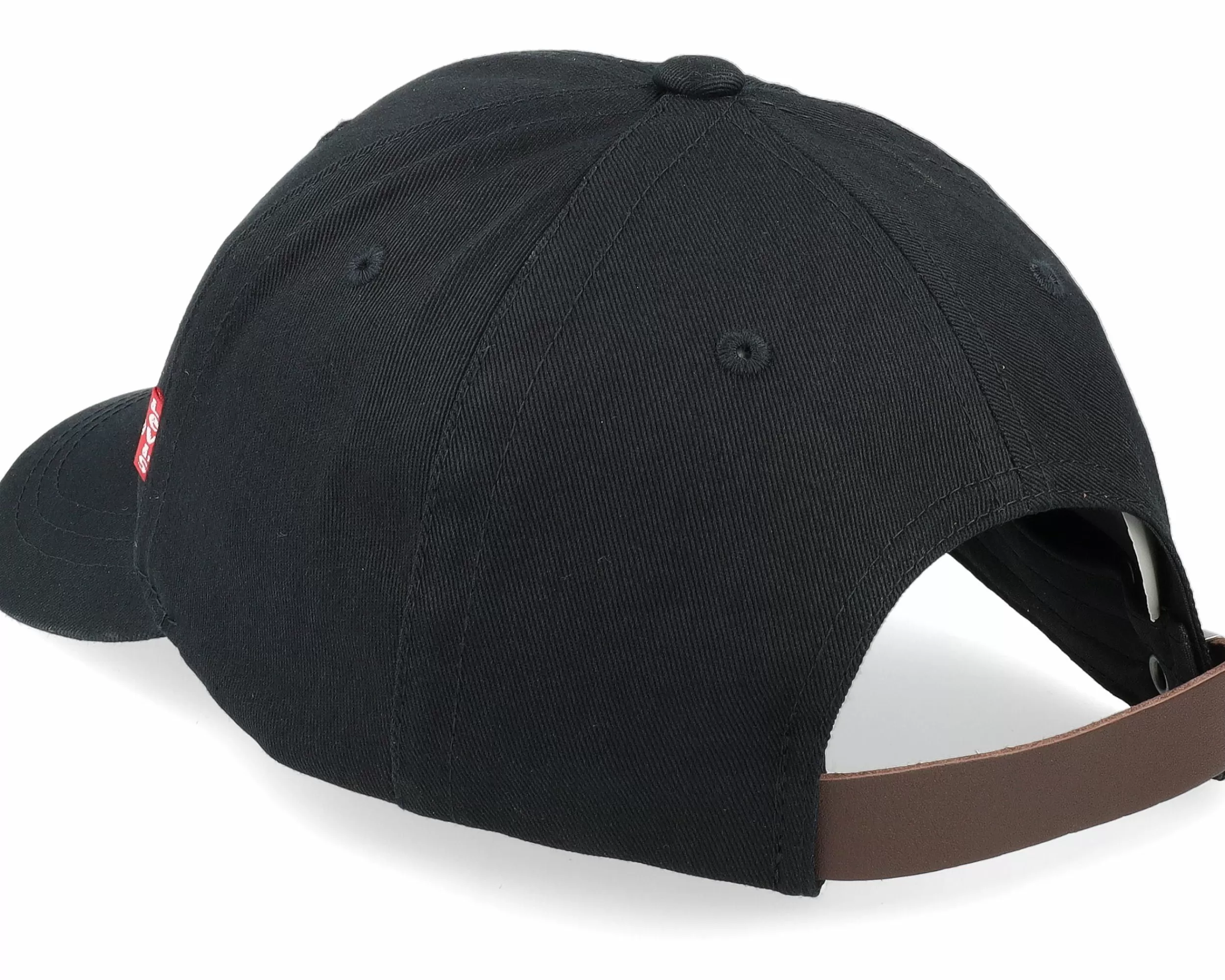 Levi's Classic Twill Red Tab Baseball Regular Black Dad Cap - -Unisex Dad Cap