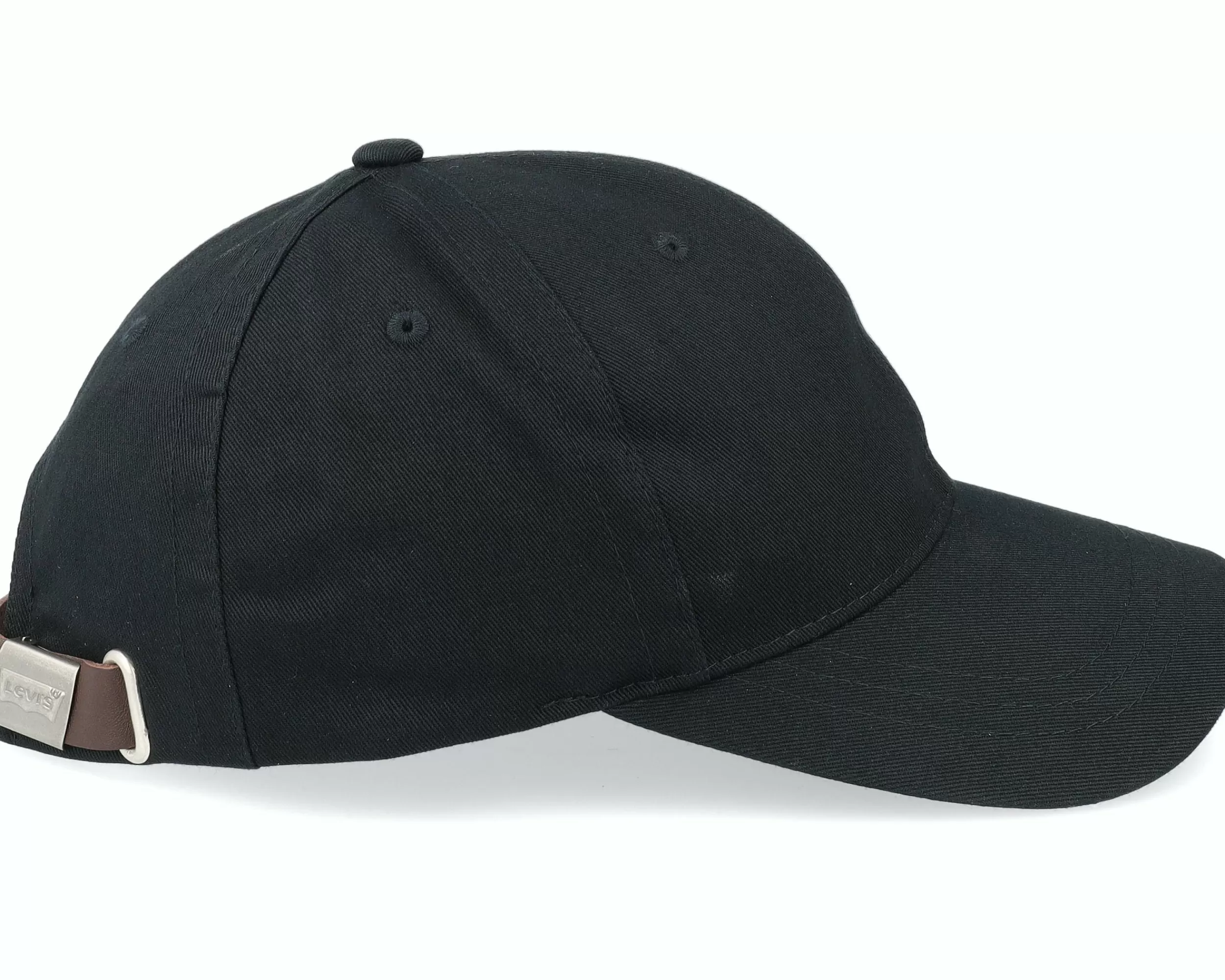 Levi's Classic Twill Red Tab Baseball Regular Black Dad Cap - -Unisex Dad Cap