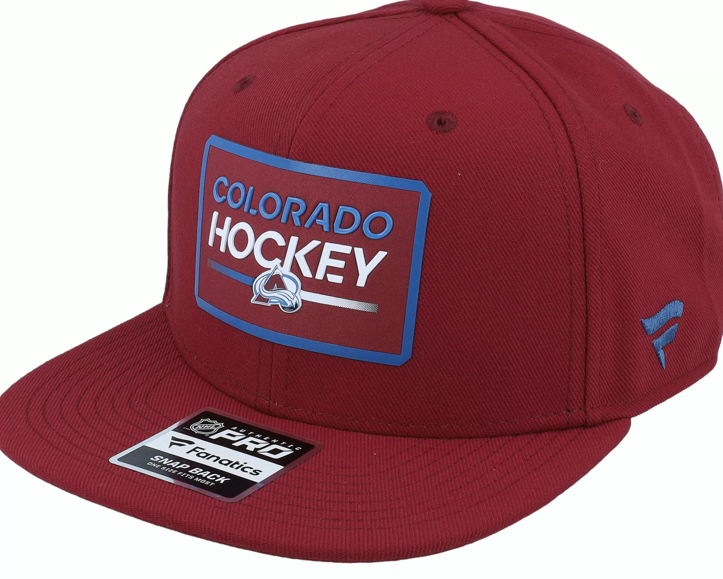 Fanatics Colorado Avalanche Authentic Pro Prime Maroon Snapback - -Unisex Snapback