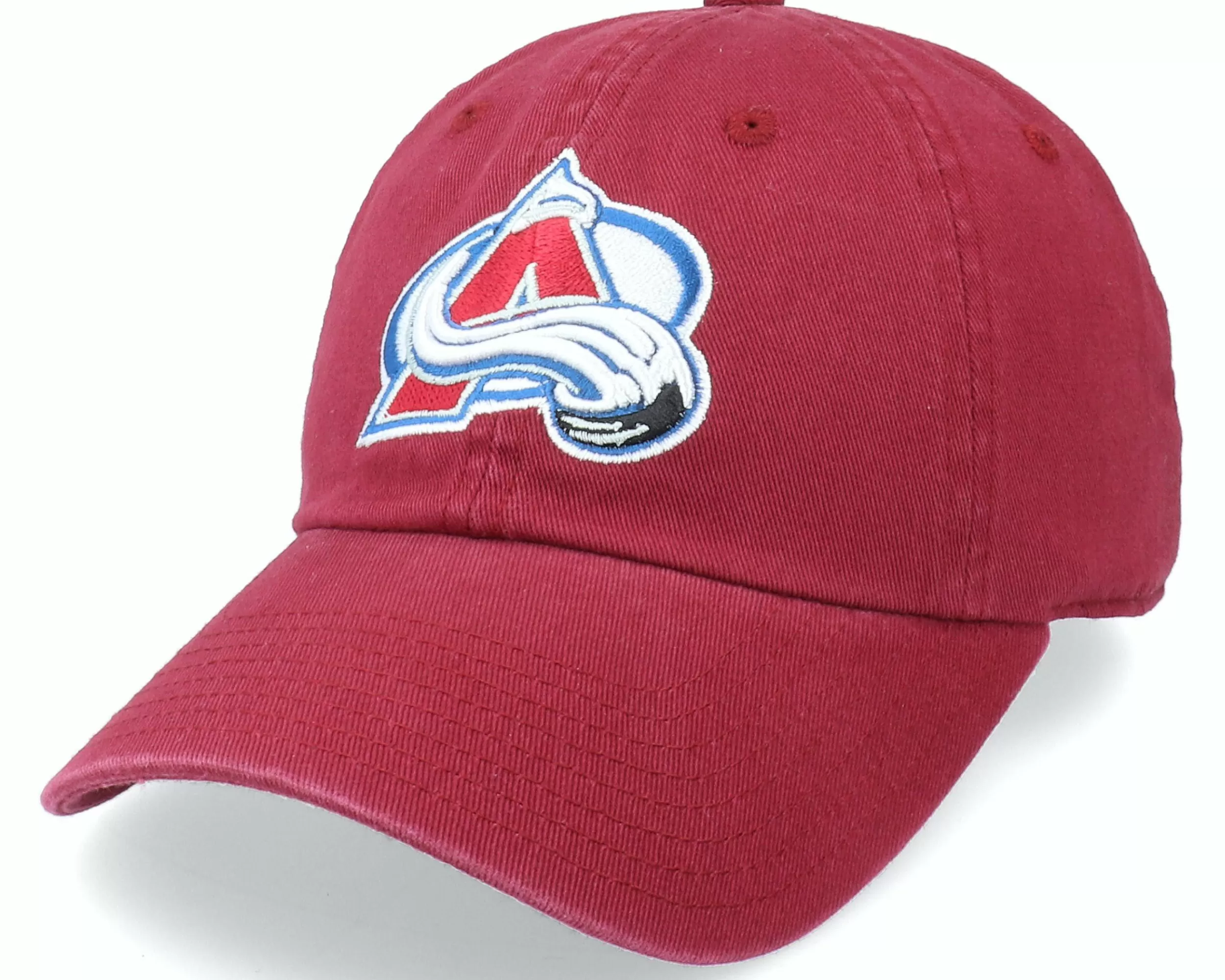 American Needle Colorado Avalanche Blue Line Maroon Dad Cap - -Unisex Dad Cap