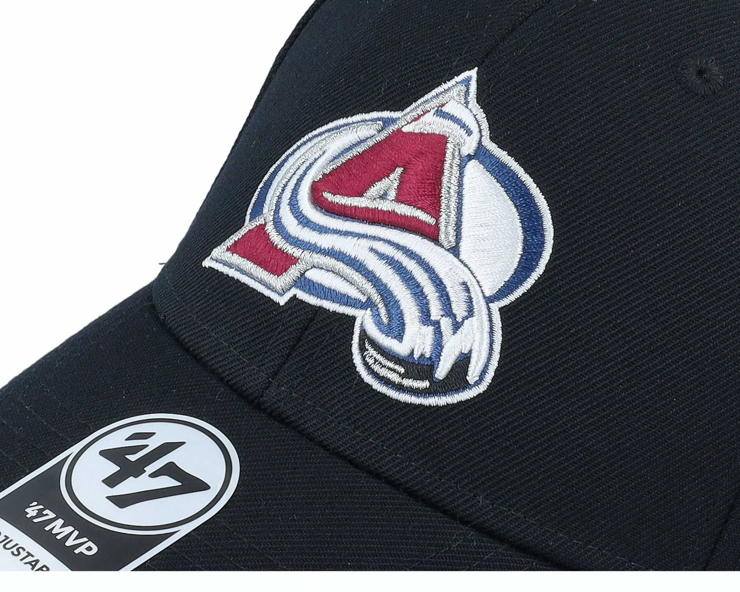 47 Brand Colorado Avalanche Mvp Black/White Adjustable - -Unisex Adjustable