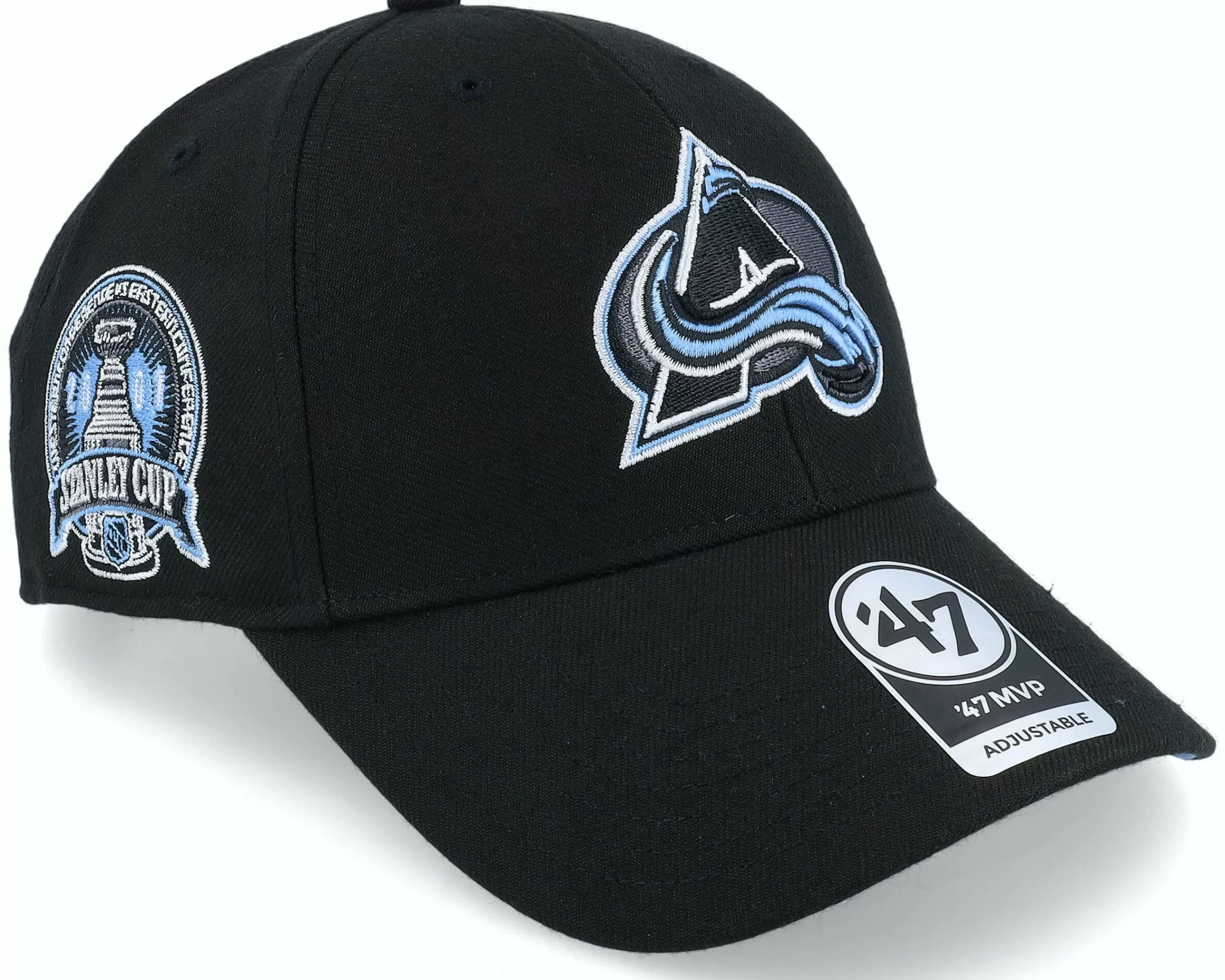 47 Brand Colorado Avalanche Nhl Sure Shot '47 Mvp Black Adjustable - -Unisex Adjustable