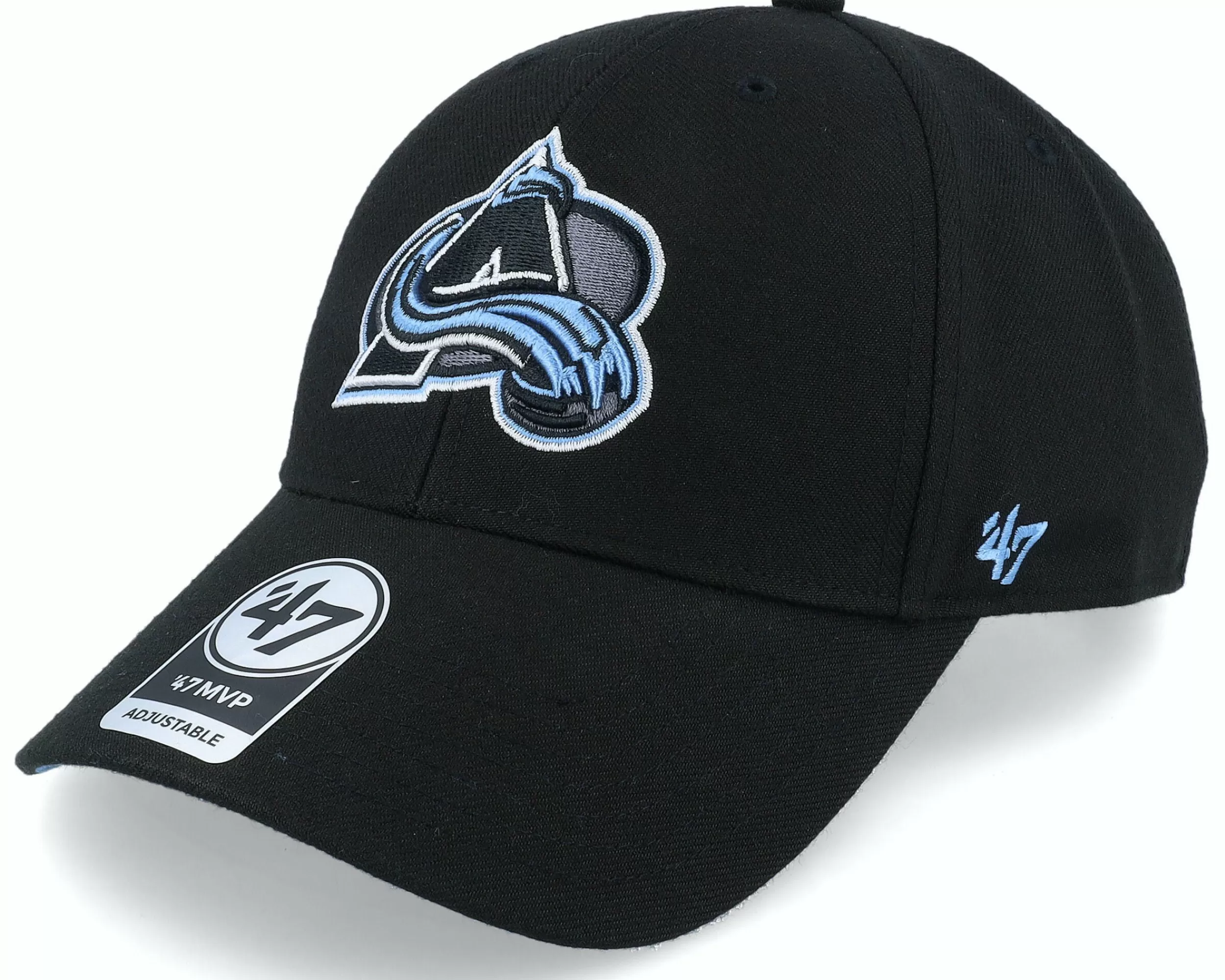 47 Brand Colorado Avalanche Nhl Sure Shot '47 Mvp Black Adjustable - -Unisex Adjustable